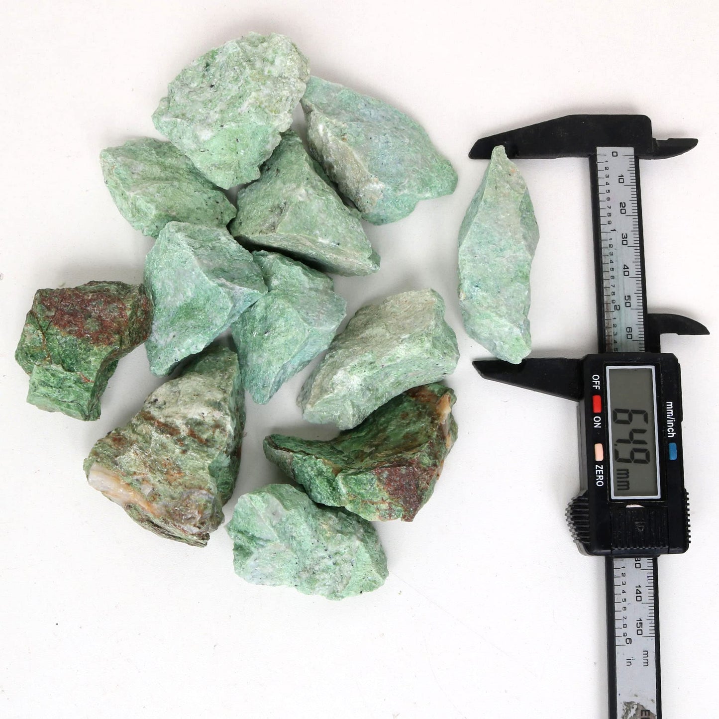 REAL-GEMS Natural Raw Healing Crystals Rough Stones for Tumbling, Cabbing, Polishing, Wire Wrapping, Wicca & Reiki Crystal Healing, Mix Gemstones,7 Chakra (Green Opal)