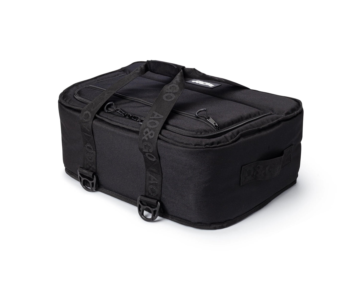 AO Coolers Stow-N-Go Canvas Soft-Sided Cooler, Low Profile and Leak Proof, Insulated for 24-Hour Cold, Black, 38-Can