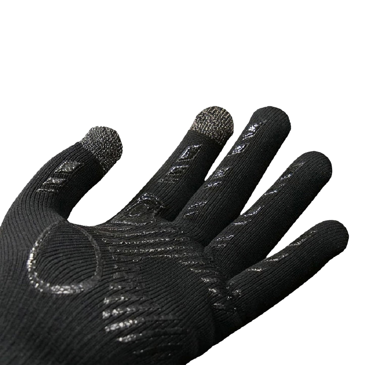 LEAKDRY Waterproof Merino Wool Touchscreen Gloves,3-Layer Inusulated Thermal Winter Gloves,Windproof for Hiking Skiing Unisex (Black, S)