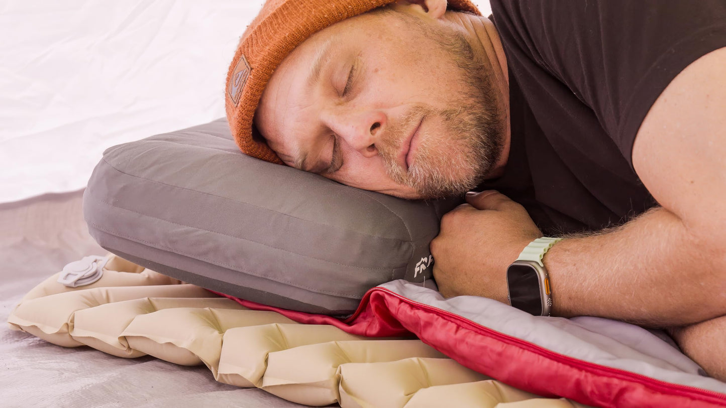 FlexRest Lite Sleeping Pad, Large | Quick-Inflate and Lightweight | Perfect for Backpacking and Camping | Recon