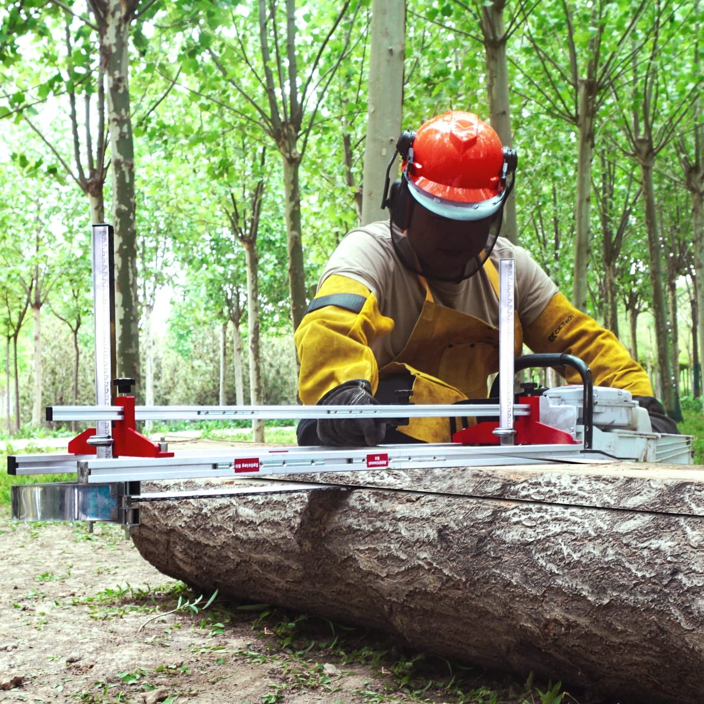 Zozen Chainsaw Mill, Portable Sawmill - Can be Assembled into 3 sizes for Independent Use, Suitable for 14-36 inches Planking Milling Bar, A Flexible Cutting Guide System for Builders and Woodworkers.