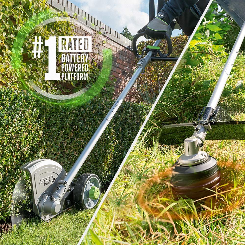 EGO POWER+ 15" String Trimmer and 8" Edger Attachments with Multi-Head System Power Head, Includes 56V 5.0Ah Battery & Charger - MHC1502