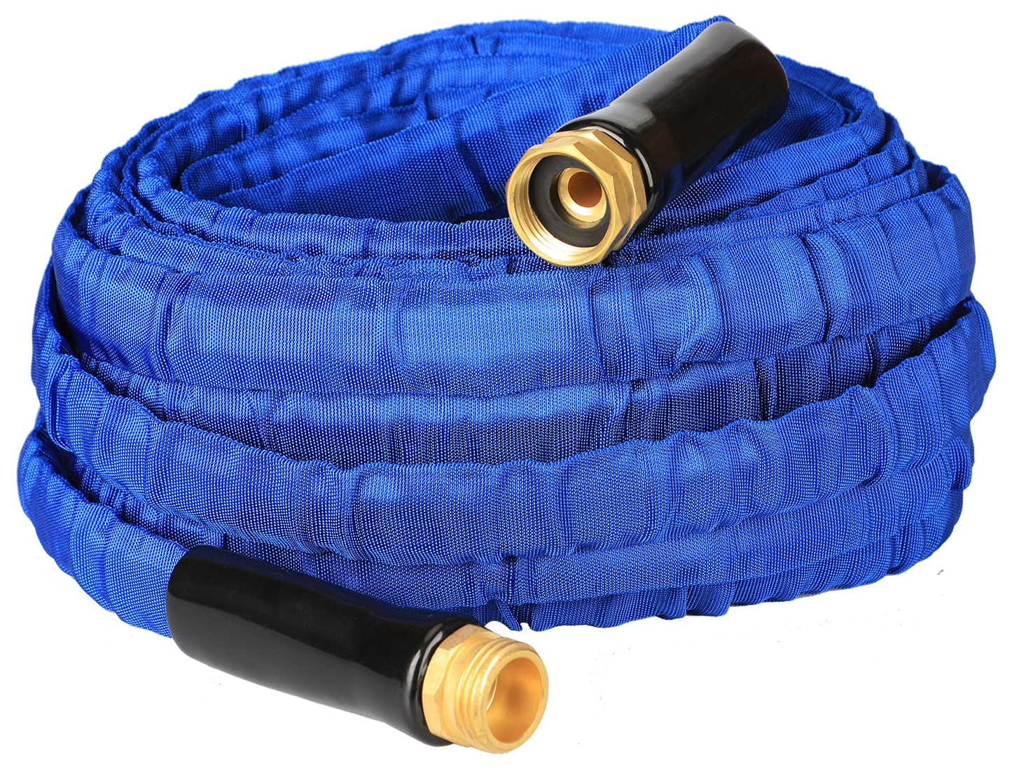 YOTOO Garden Hose 50 FT, Lightweight, Durable, Flexible, Non-Expanding, Kink-Free Water Hose with Solid Brass Fittings for Outdoor, Watering flants and flowers, Car Wash