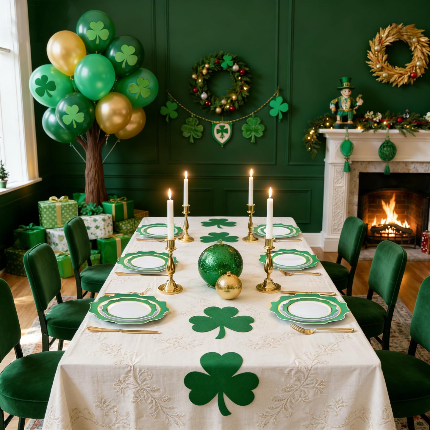 WDF 100PCS Green Plates Disposable - Heavy Duty Green Plates - 50 Guests Green Plastic Plate for Sping/Wedding/Birthday/Party