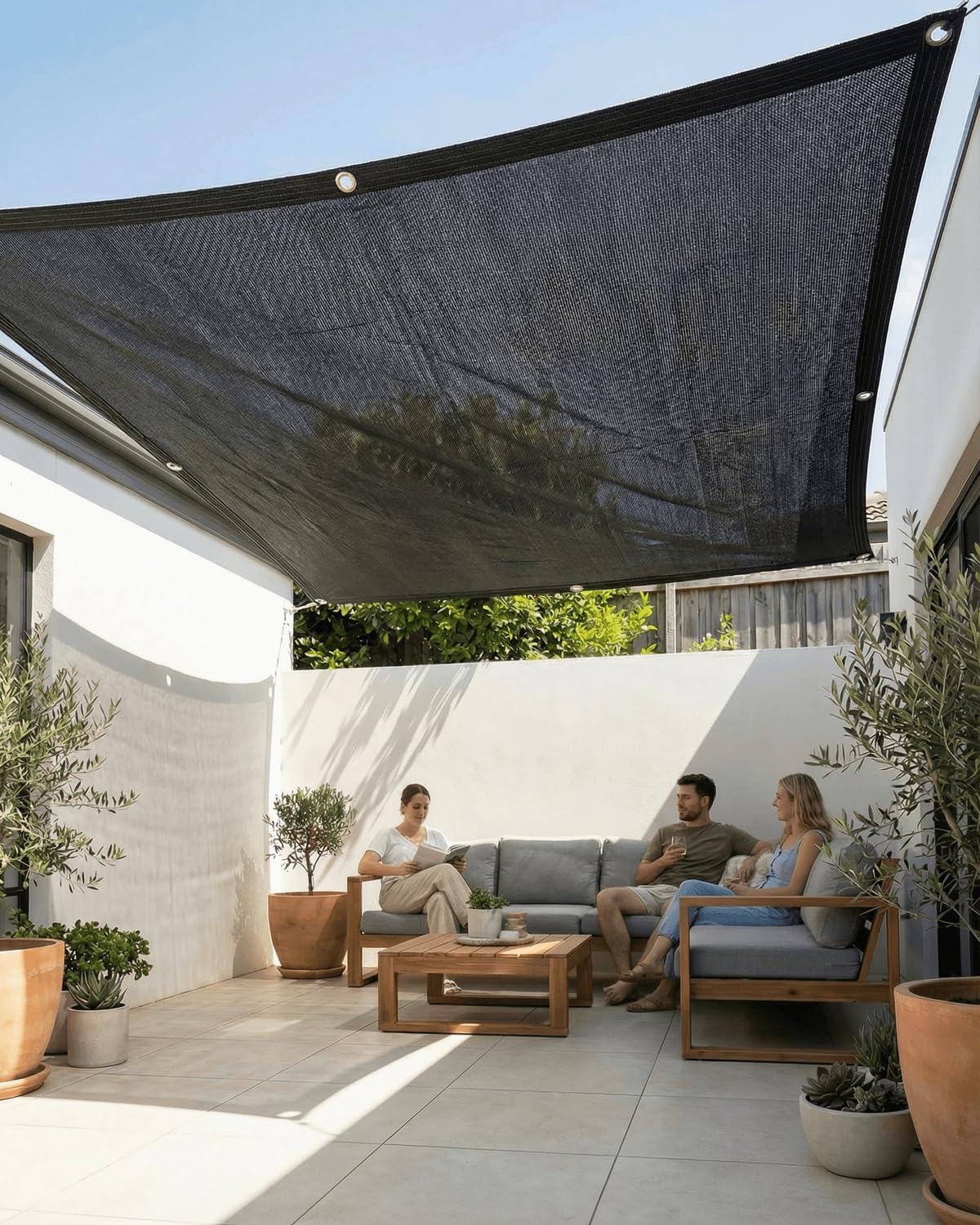 vensovo 30% Sunblock Shade Cloth Net Black Resistant - 8x12 Ft Garden Shade Mesh for Plant Cover, Greenhouse, Chicken Coop, Kennels, Tomatoes Plants
