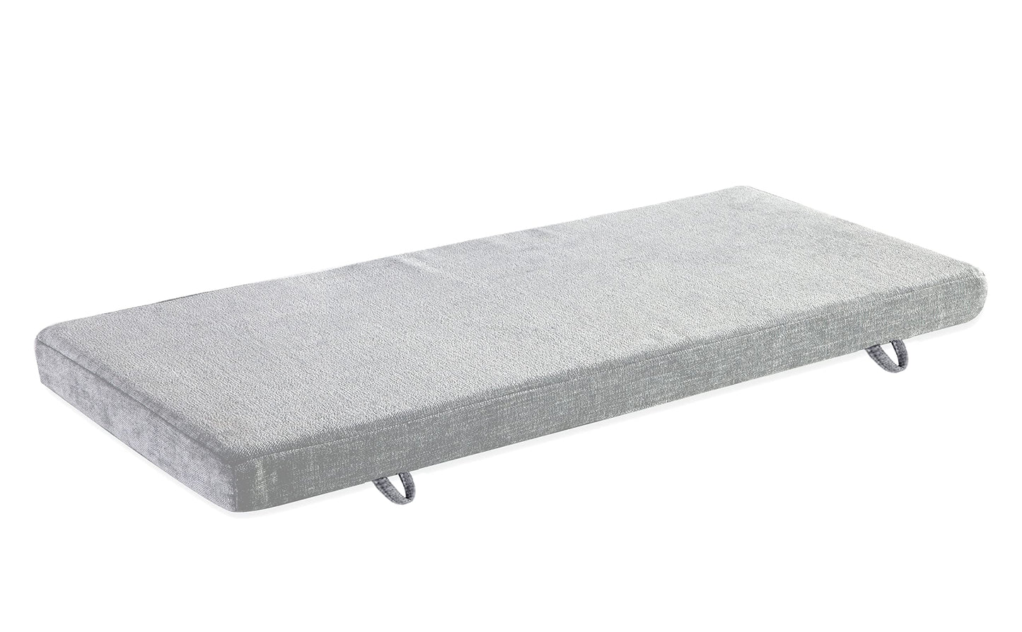 Loveboat Washable Bench Cushion, Non-Slip Bench Pad for Shoe Storage, Window, Piano, Dining 36"x14"x2" Light Grey