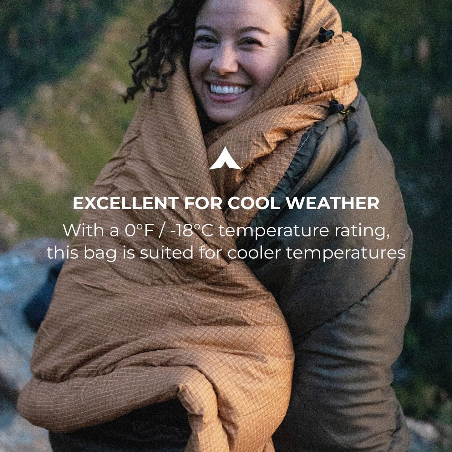 Teton Celsius Regular, 0 Degree Sleeping Bag, All Weather Bag for Adults and Kids Camping Made Easy and Warm Compression Sack Included