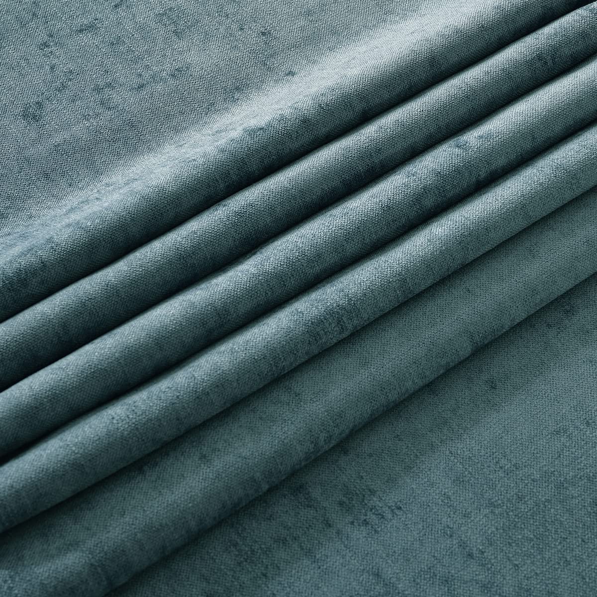 AMBERIS Bed Runner Blue, Chenille Soft No Fading Modern Bed Scarf (Pillowcases Sold Separately)