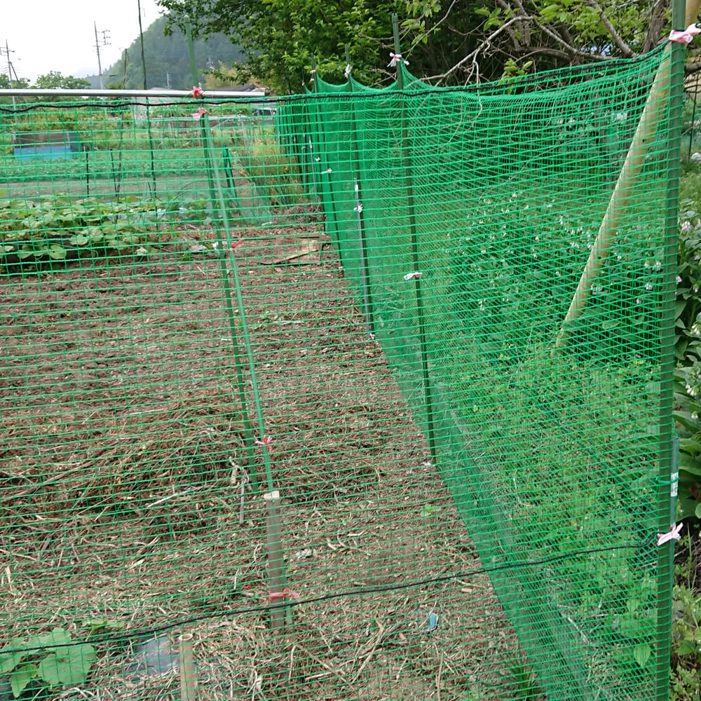Vocray Plastic Garden Fence 4x100 FT Deer Fence Netting, Temporary Mesh Fencing Animal Barrier for Deer, Chicken, Poultry, Pet, Wildlife, Garden Bird Netting for Plant Fruit Tree Vegetable Protection