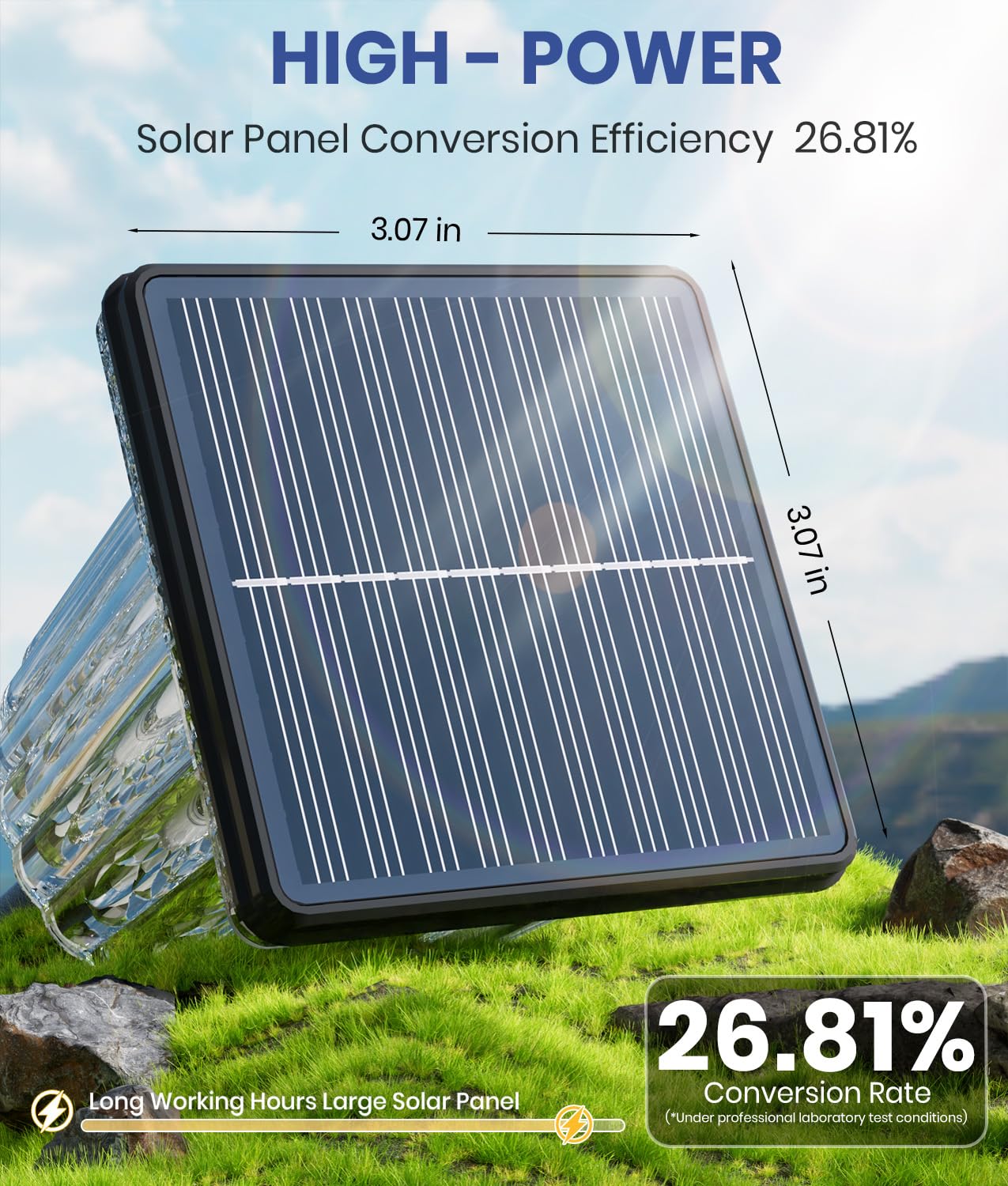 Super Bright Solar Pathway Lights Outdoor Powered 8 Pack,Adjustable Warm&Cool White,Waterproof IP65 Solar Garden Decor Landscape Lighting Outside for Front Yard/Walkway/Patio/Driveway/Lawn/Path Light