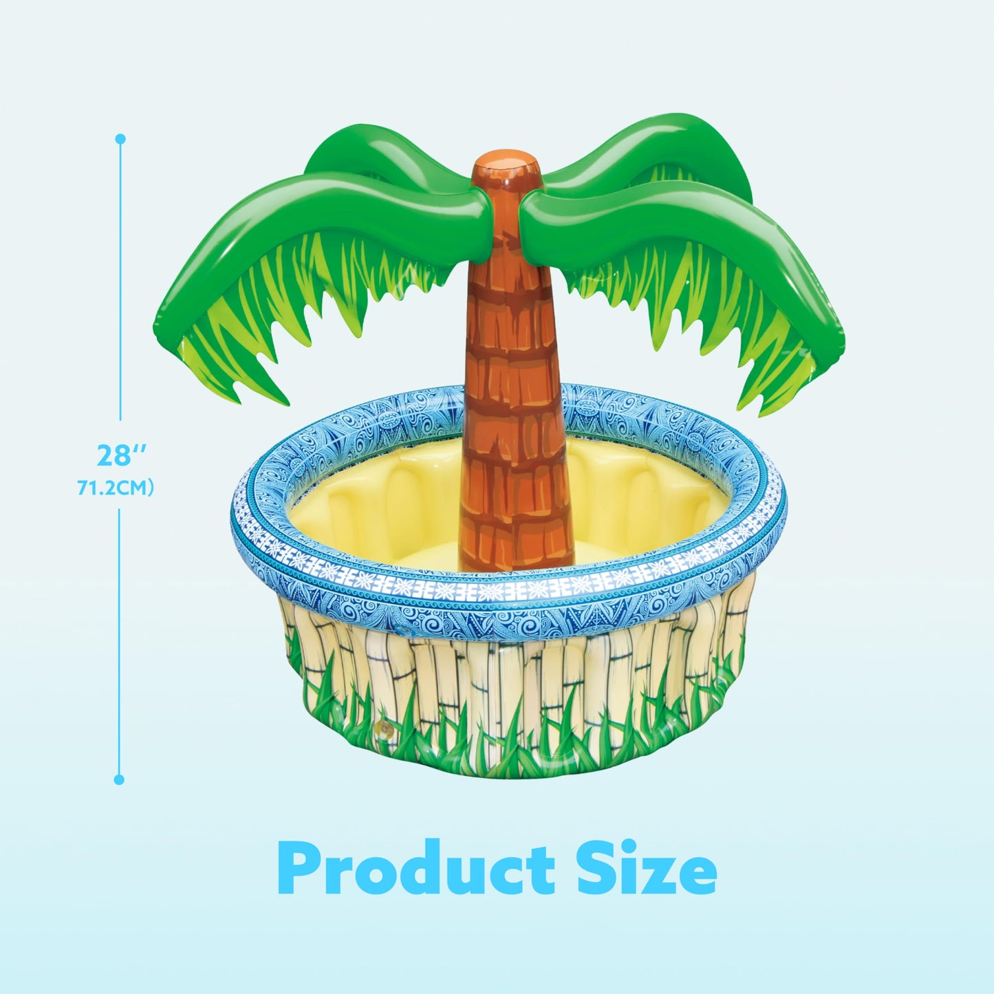 JOYIN 28” Inflatable Palm Tree Cooler, Luau Hawaiian Tropical Beach Themed Party Decorations, Blow Up Palm Trees Cooler Outdoor Party Supplies, Kids Adults Birthday Party Décor