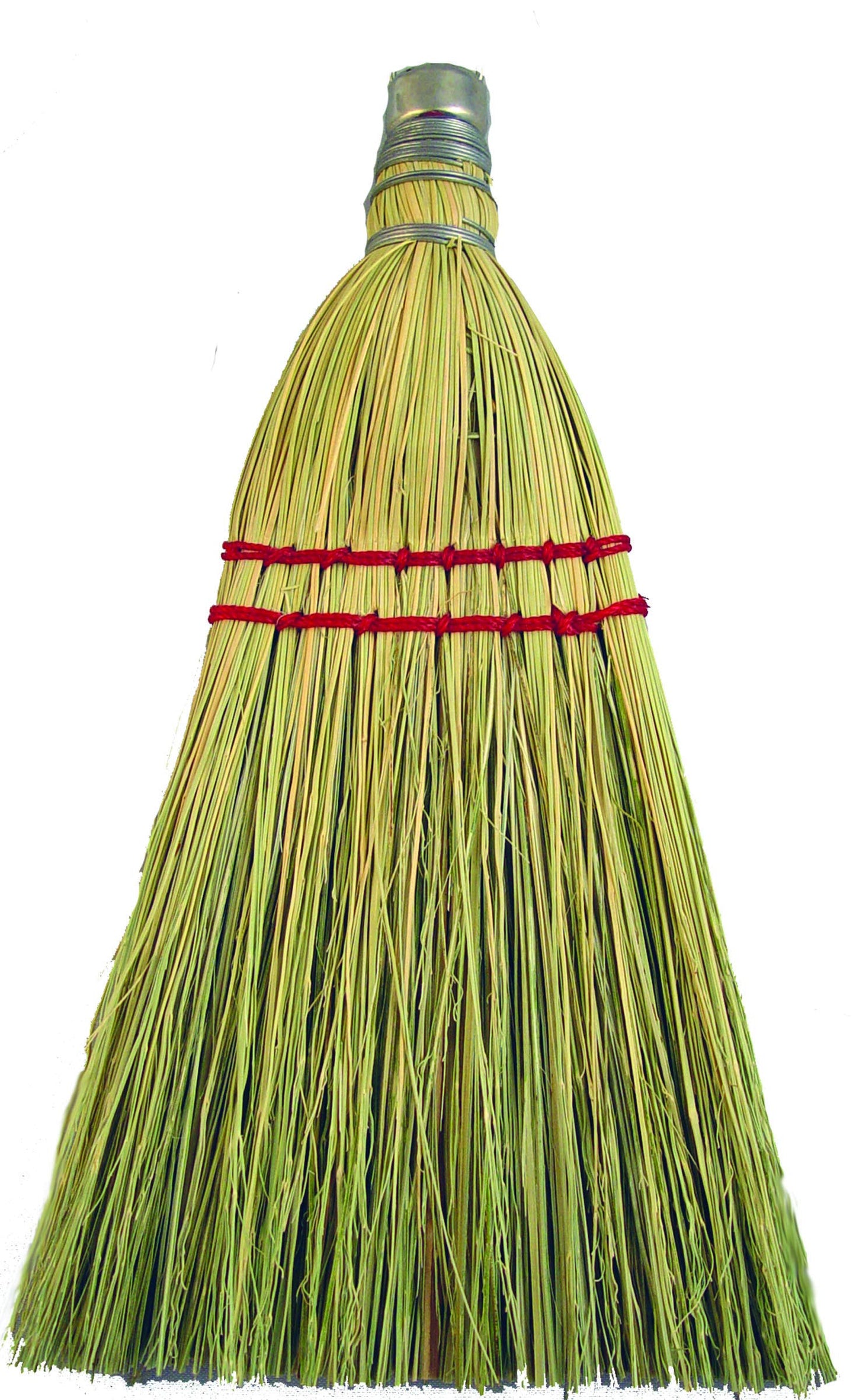 Bon Whisk Brush – 11-Inch Fine Corn Fiber Hand Brush with Double Sewn Construction, Plated Ring Cap, and 10-Inch Trim for Jobsite or Workshop Cleanup