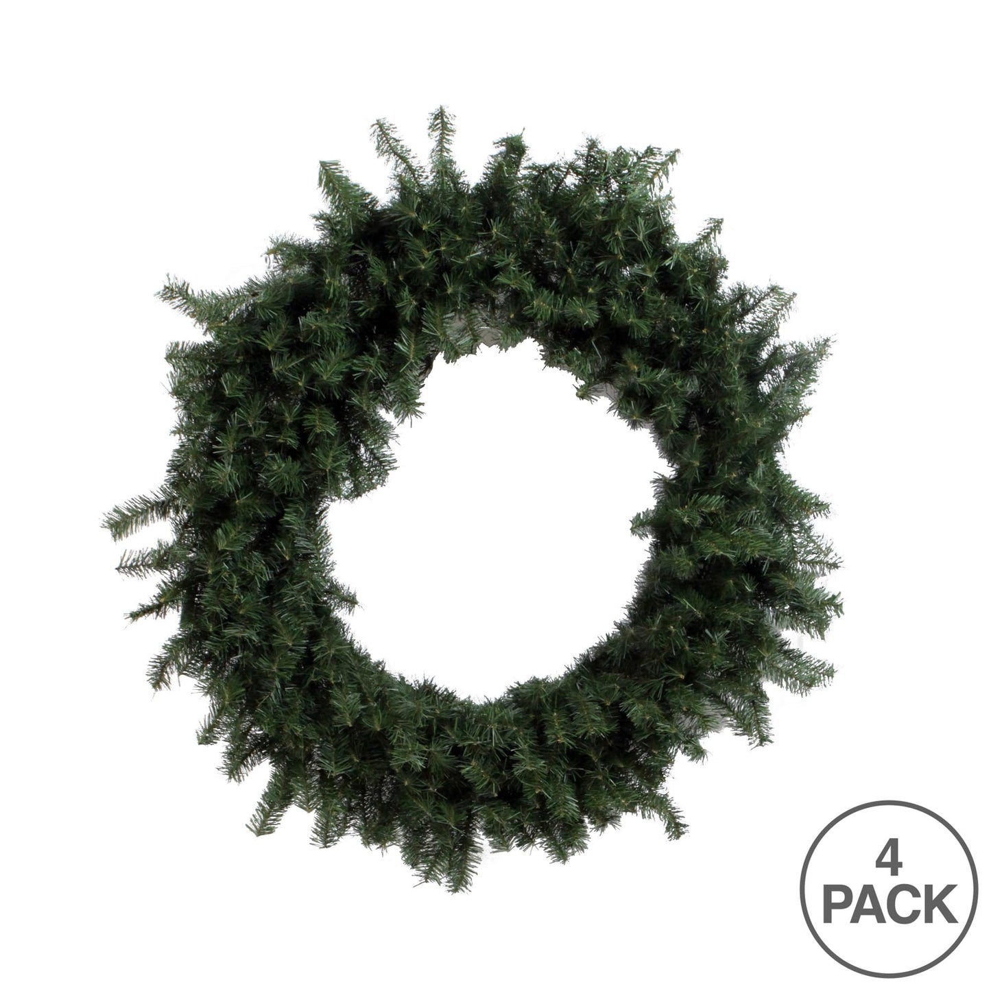Vickerman 12" Canadian Pine Artificial Christmas Wreath, Unlit - Faux Pine Christmas Wreath - Seasonal Indoor Home Decor