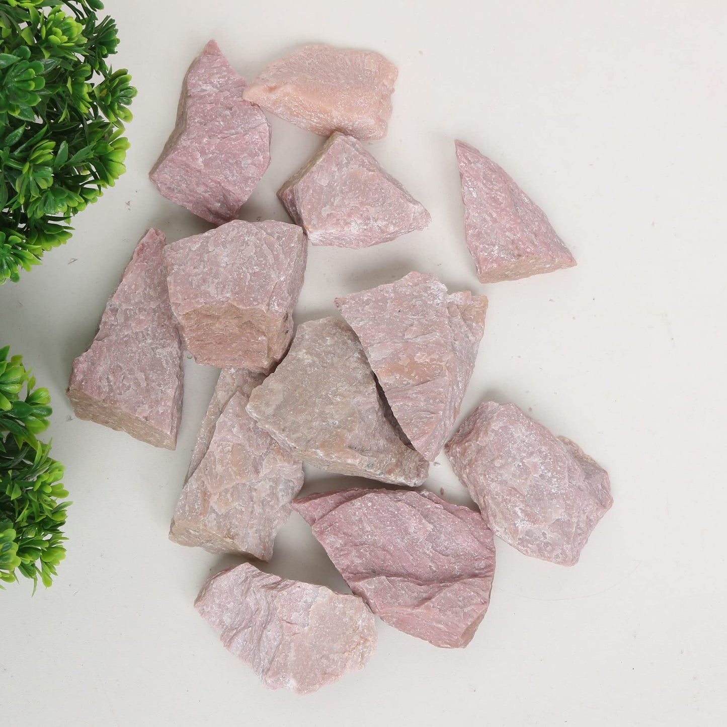 REAL-GEMS Natural Raw Healing Crystals Rough Stones for Tumbling, Cabbing, Polishing, Wire Wrapping, Wicca & Reiki Crystal Healing, Mix Gemstones,7 Chakra (Natural Calcy)