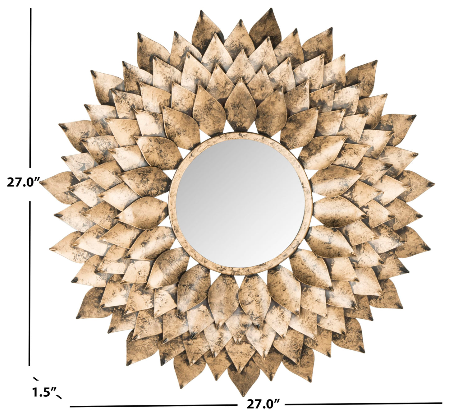 Safavieh Home Collection Foil Arles Sunburst Mirror