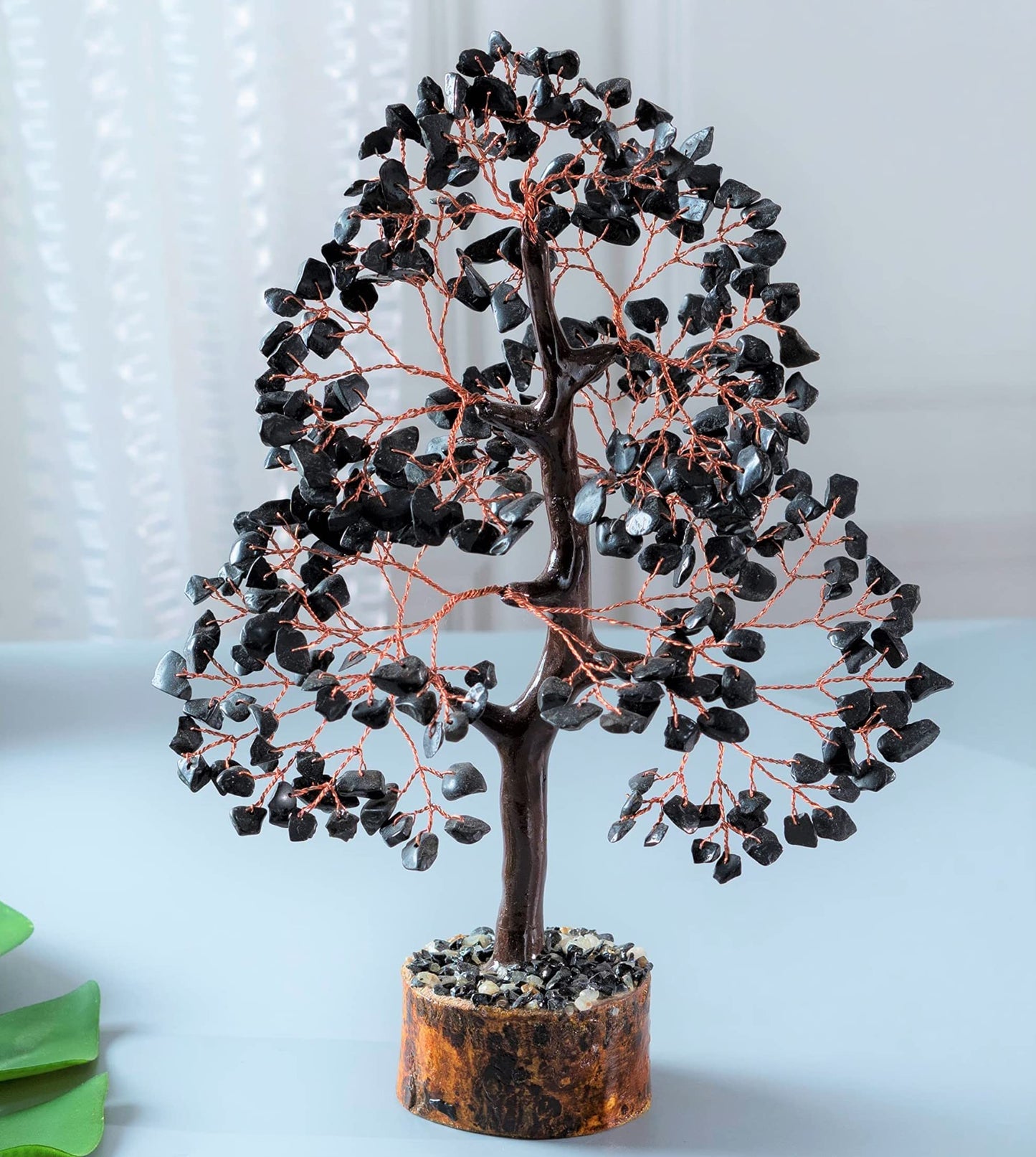 Crocon® Black Tourmaline Birthday Gifts for Women, Men & Friends, Tree of Life Crystals and Healing Stones, Home & Office Decor, Money Tree, Women Gift Ideas | House Warming Gifts New Home for Mom