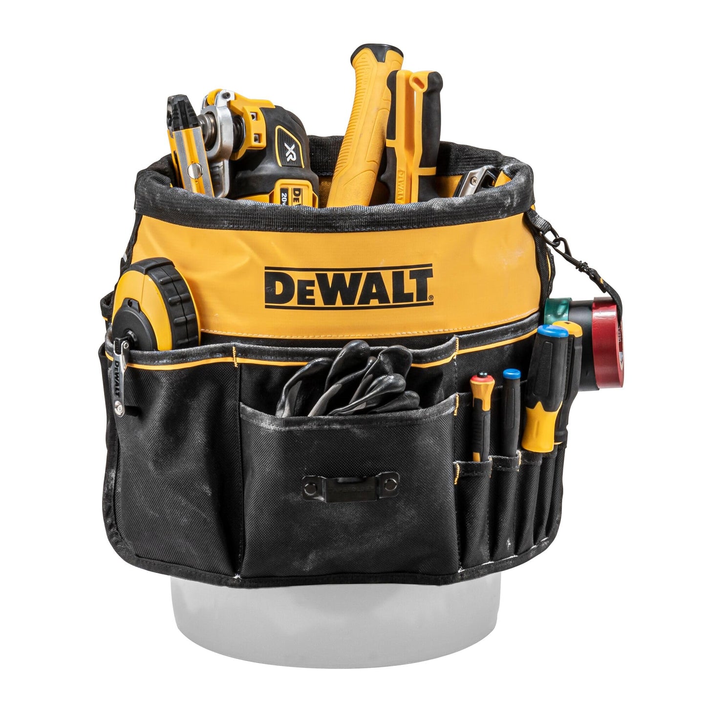 DEWALT Tool Organizer, 37 Pockets and Loops for Tool Storage Including a TOUGHCASE Pocket (DWST560109)