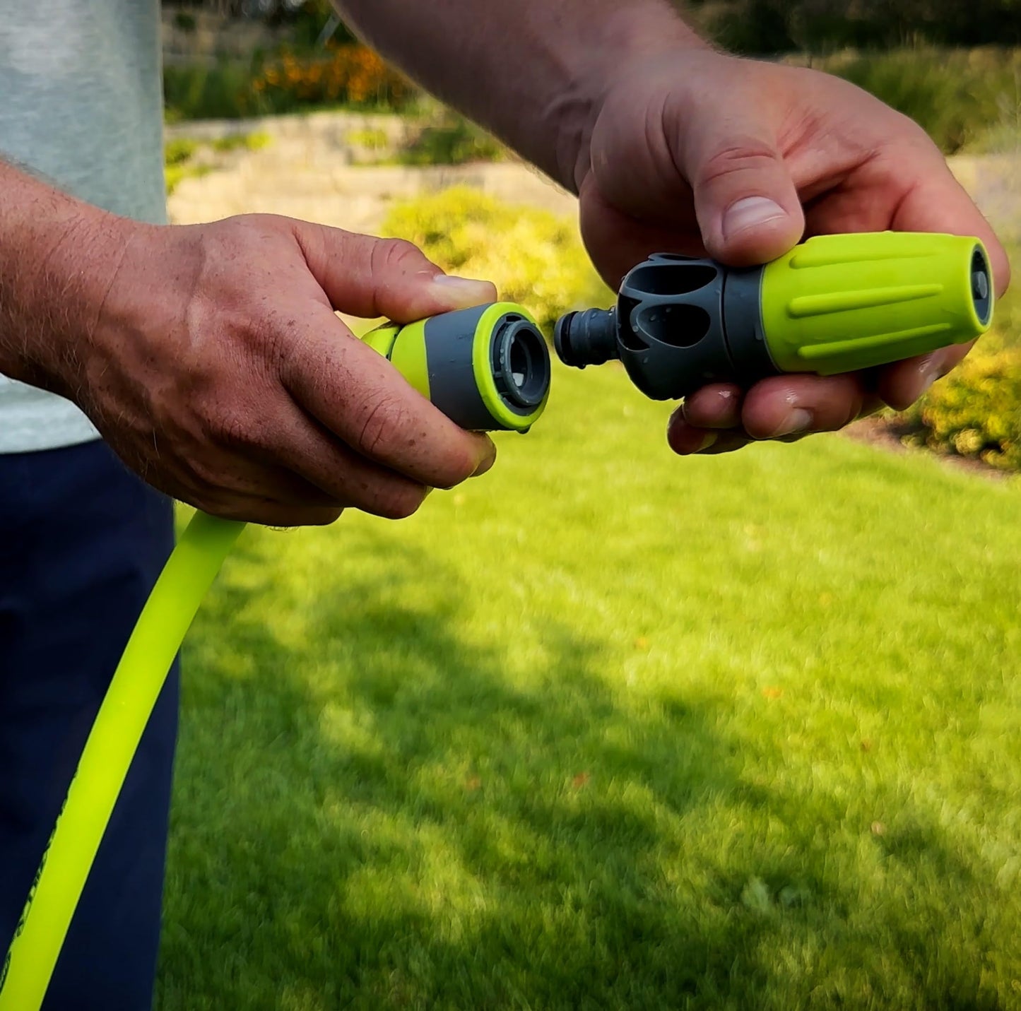 Flexzilla Garden Hose Quick-Connect Fittings, 5-Piece Coupler & Plug Kit