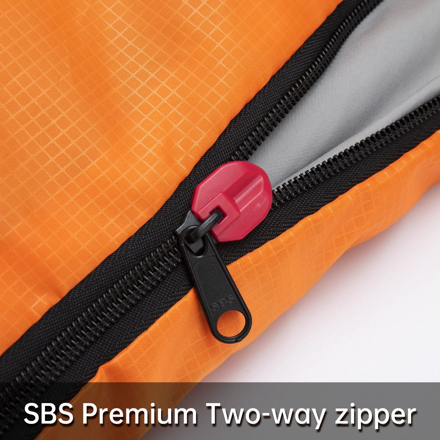 BISINNA 0 Degree Winter Sleeping Bags(480GSM) for Adults-Cold Weather Camping Sleeping Bag-Comfortable Warm Portable Sleeping Bags with Pillow Compression Sack for Backpacking Hiking Outdoor