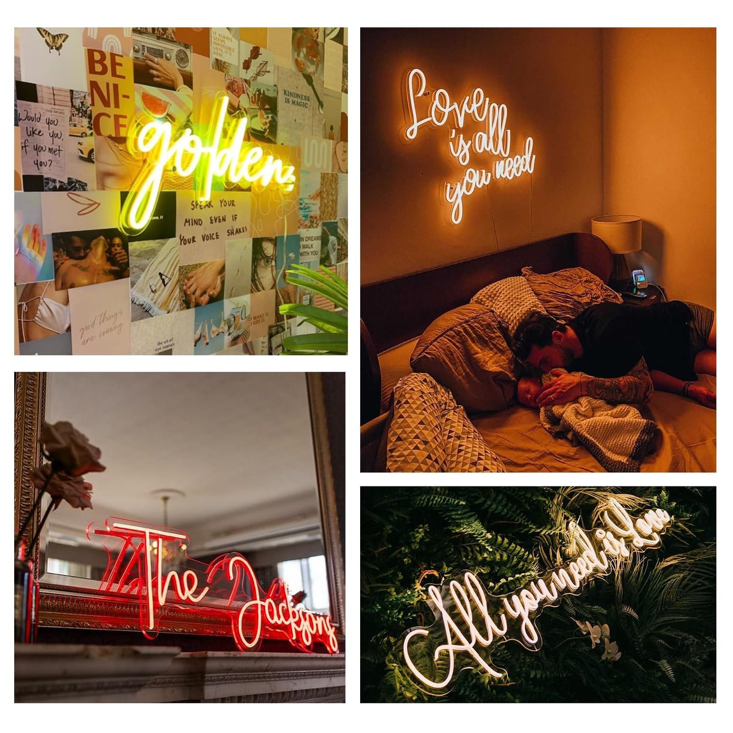 MOLCOVEX Custom Neon Signs – Personalized LED Neon Lights for Weddings, Customizable Neon Name Sign for Bedroom, Business Logos, Birthday Parties & Holiday Gifts