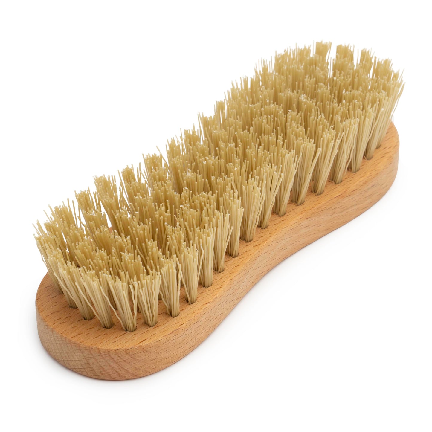Konex Heavy-Duty Peanut-Shaped Brush 2-Pack, Durable and Long-Lasting Design for Tough Surfaces, Home and Industrial Use