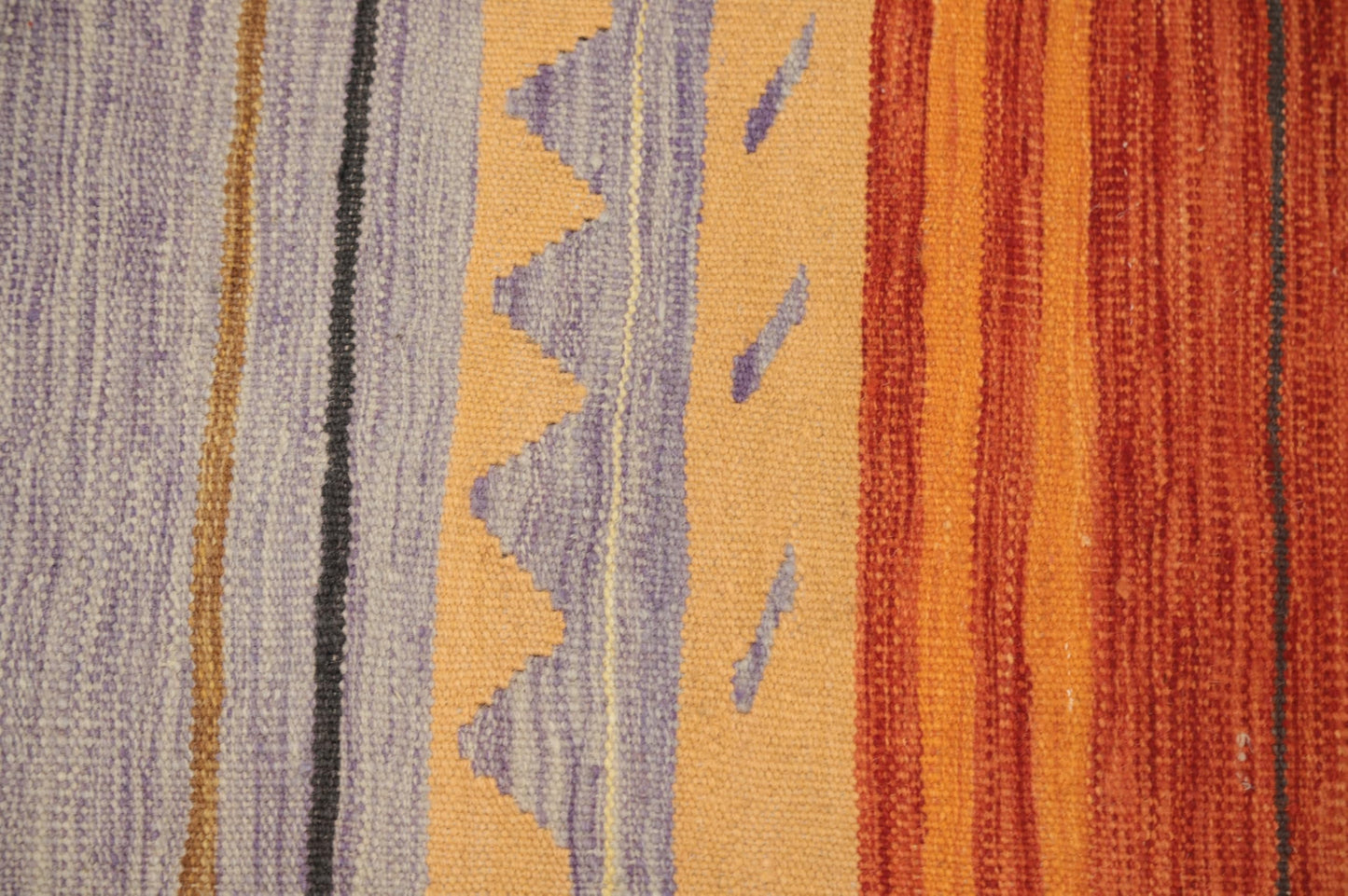 RugSource Southwestern Collection, 2x4 Rug, Hand Woven Oranges & Rust Tribal Rug, Oriental 100% Wool Carpet for Foyer, Entryway and Hallway
