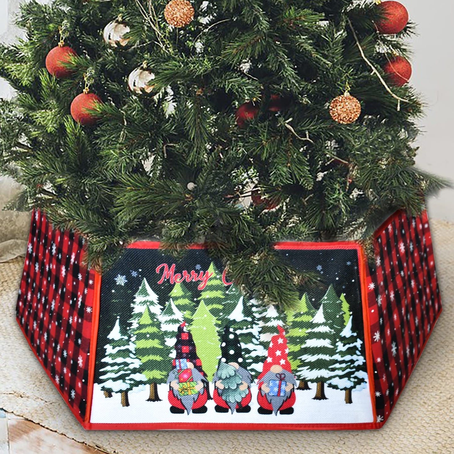 Christmas Tree Decorations Christmas Tree Collar Christmas Tree Snowflake Christmas Decor Christmas Decorations Clearance Indoor Outdoor for Home