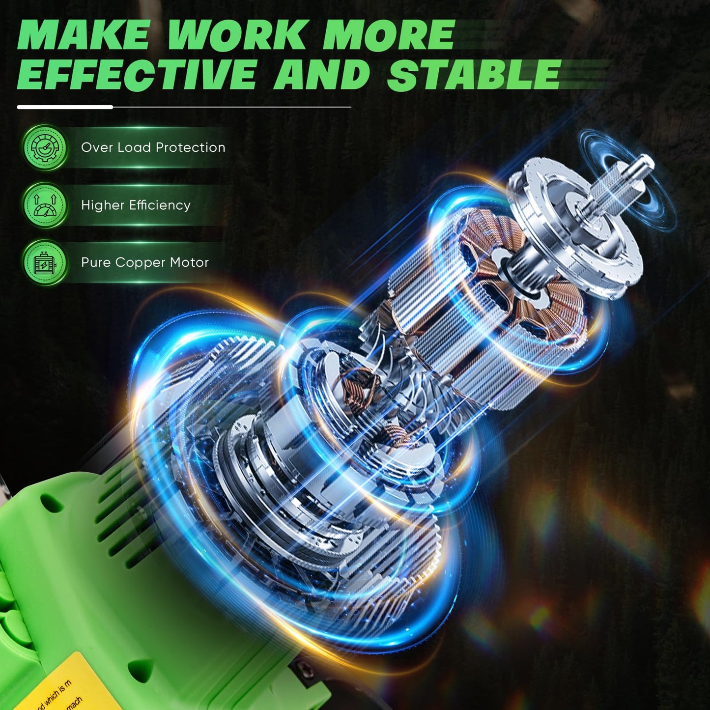 Saker Mini Chainsaw Cordless,6 Inch Chainsaw, Mini Electric Chainsaw Cordless Battery Powered,One-Hand Portable Chain Saw for Tree Trimming, Pruning&Wood Cutting,Gifts for Men Husband