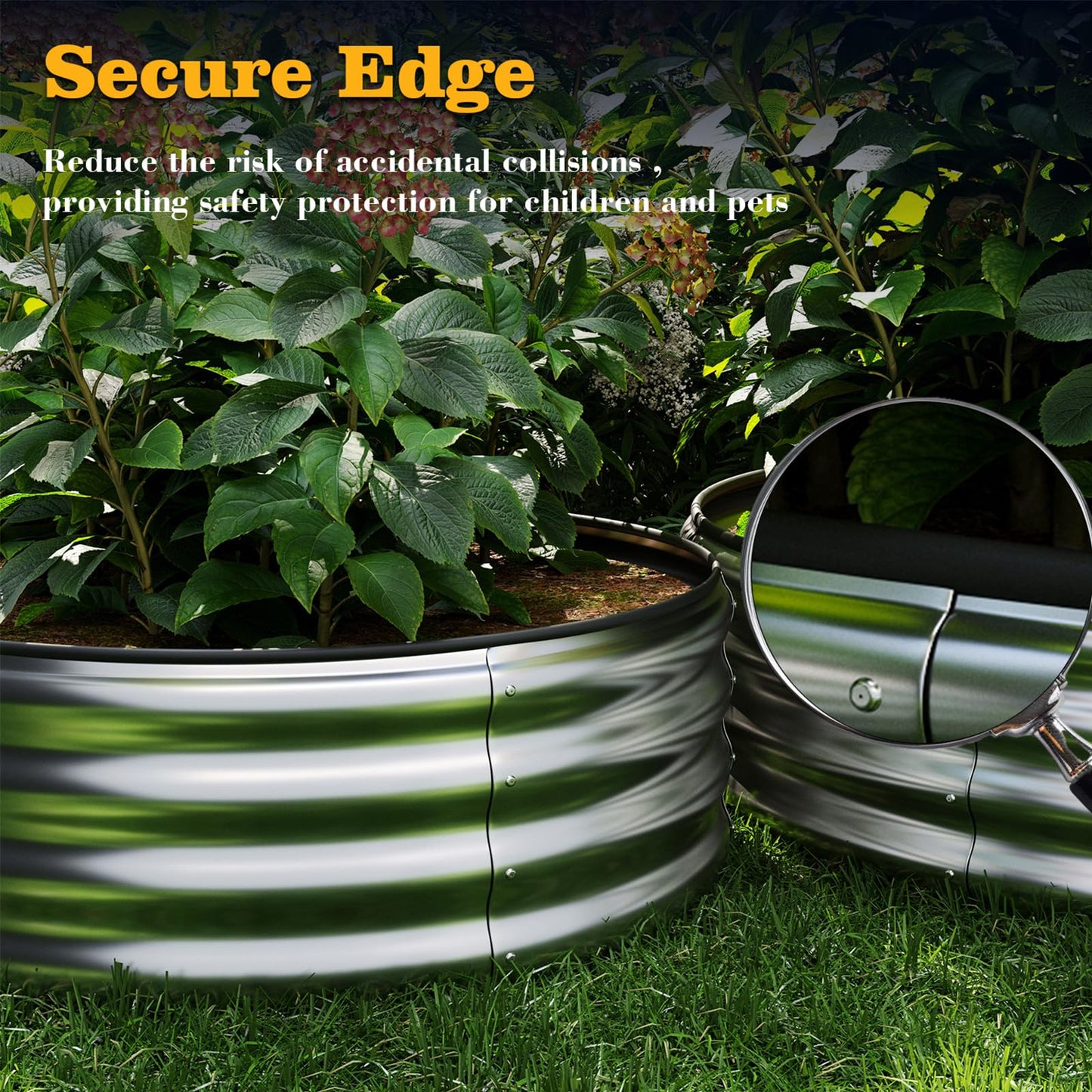 ZFHgarden Galvanized Metal Planter Raised Garden Bed Kit for Gardening Outdoor，4x2x1ft 2 Planter Grow Garden Box Raised Flower Bed，Long Vegetable Clearance Herb Raised Garden Beds for Gardening Black
