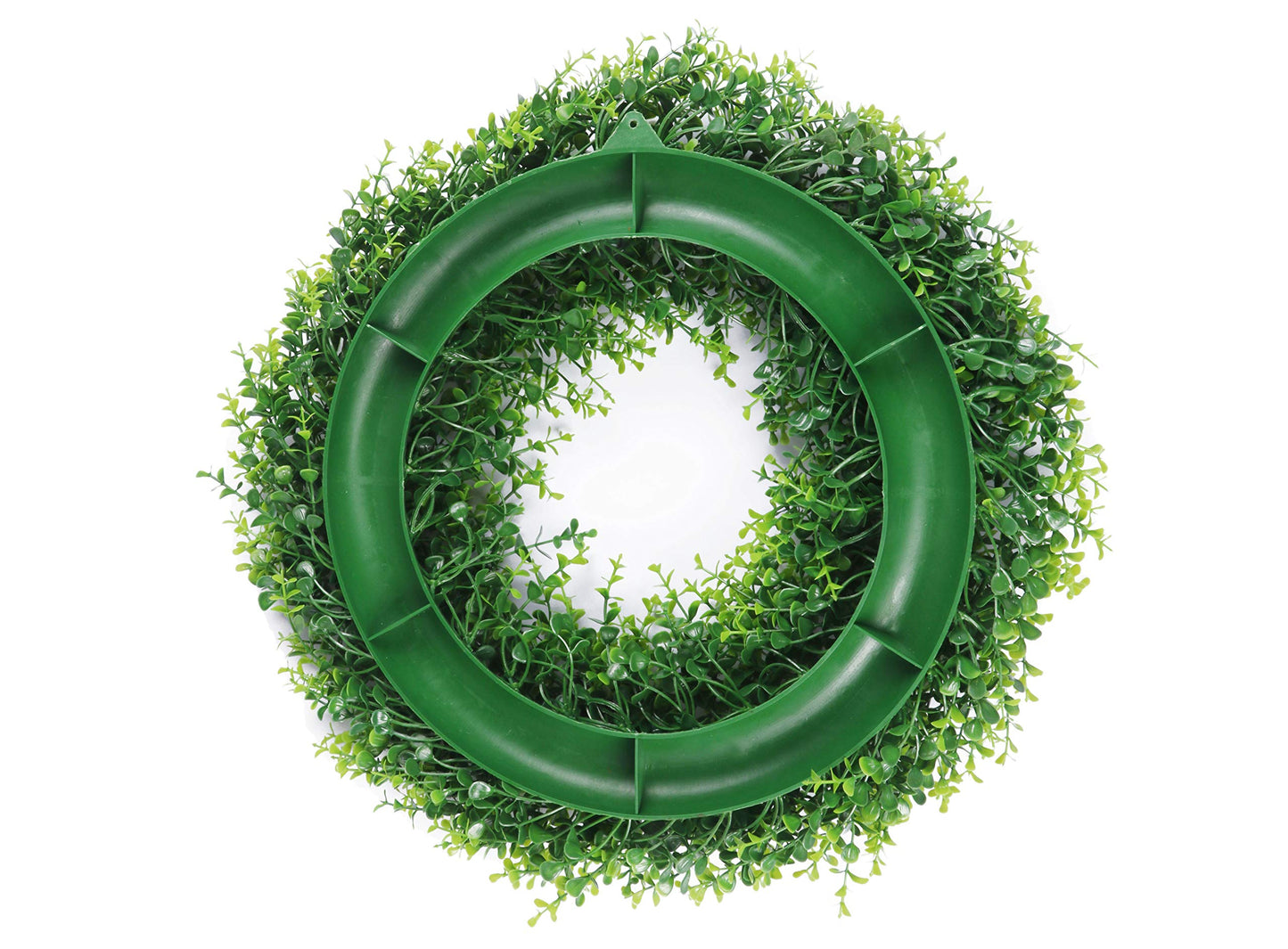 YYCRAFT Artificial Plastic Wreaths 16 Inch Boxwood Party Decor-Green