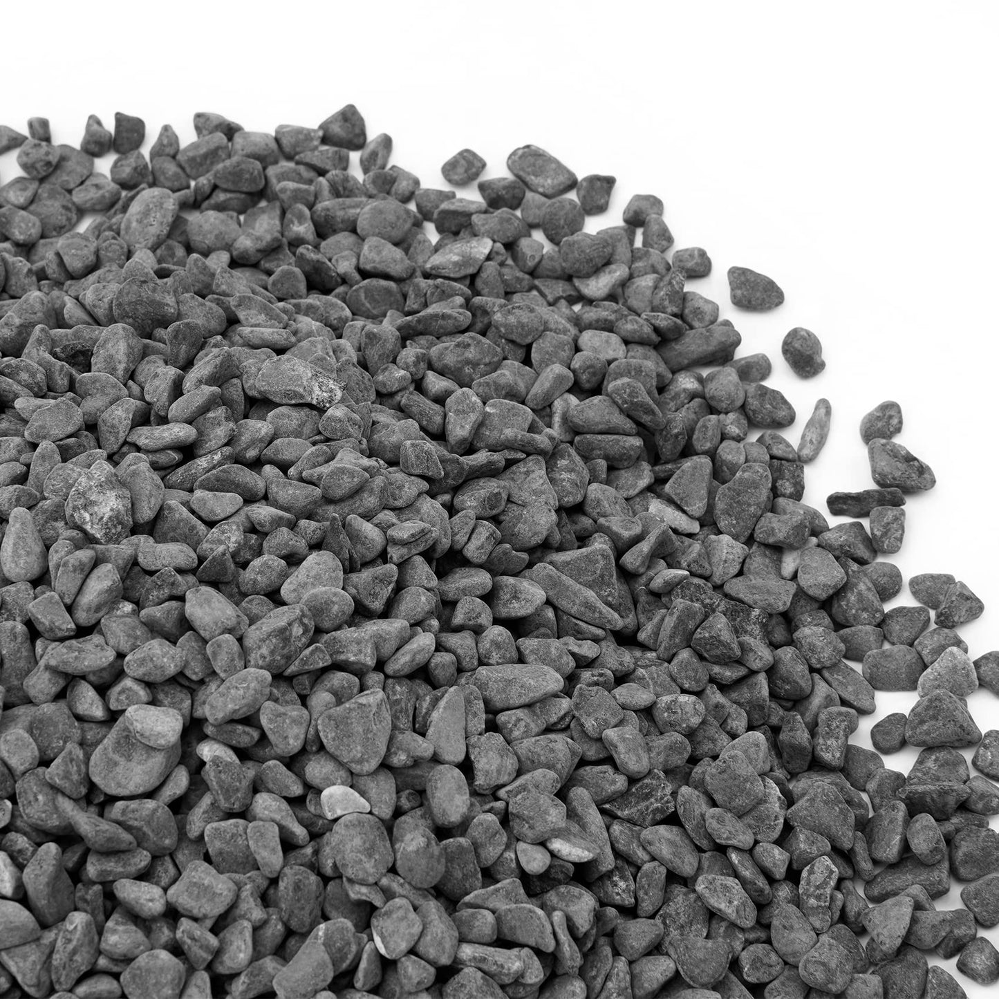 Onlyfire 2lb Gray Bean Pebbles, 1/5" Natural Decorative River Rocks for Plants, Vases, Aquarium, Succulents and Outdoor Garden Landscaping