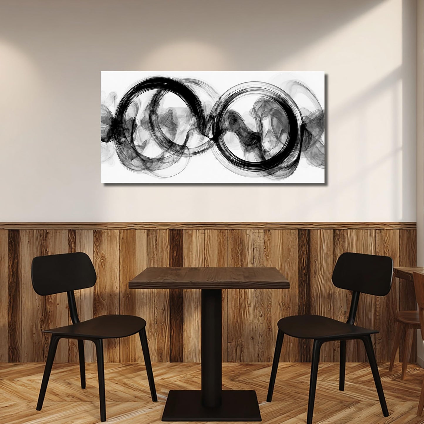CPKATMT Abstract Wall Art for Living Room Black and White Wall Decor for Bedroom Modern Prints Wall Art for Office 20 x 40 Inch