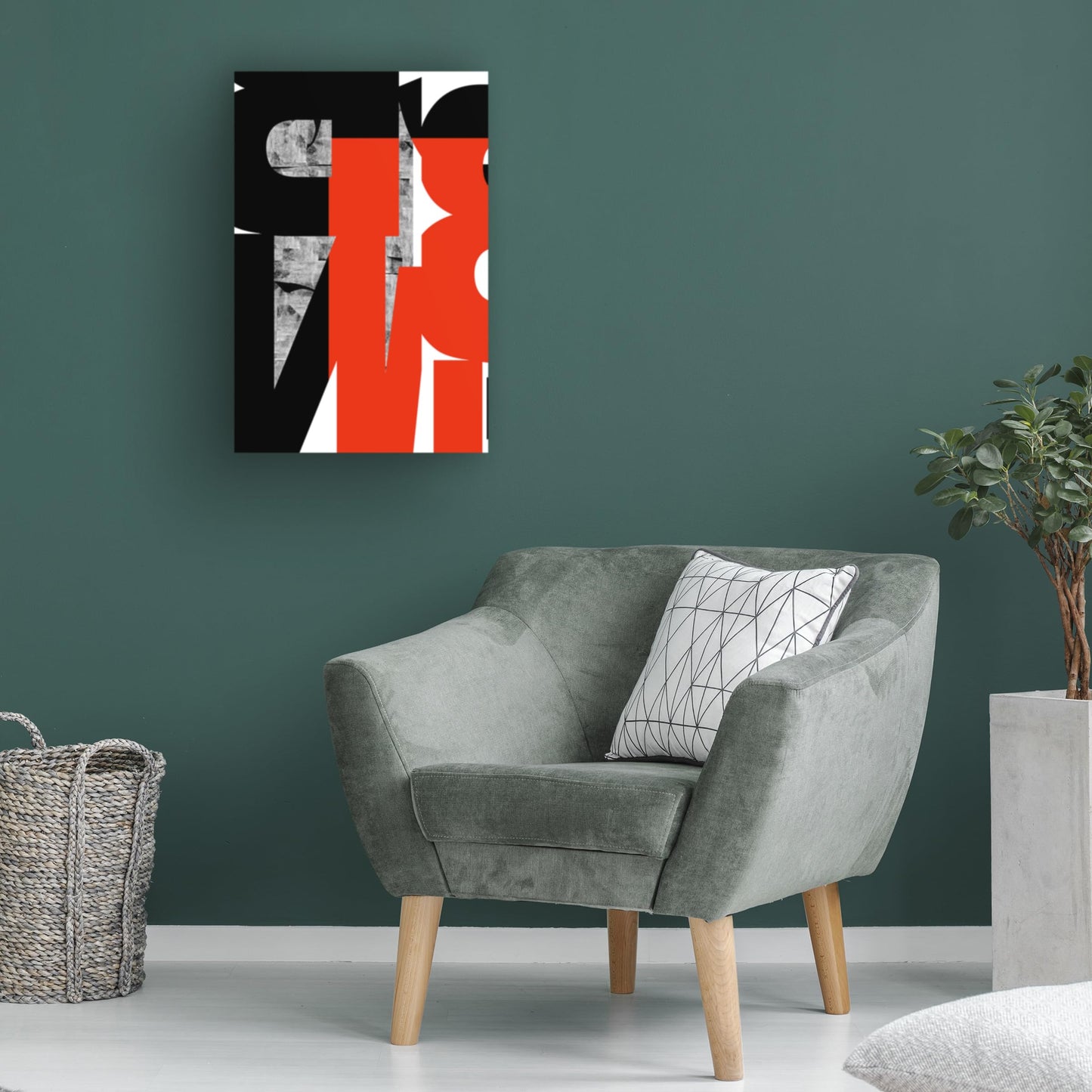 Trademark Fine Art Canvas Wall Art - cartissi 'Typography No2' Wall Art for Living Room, Bedroom, or Office Décor