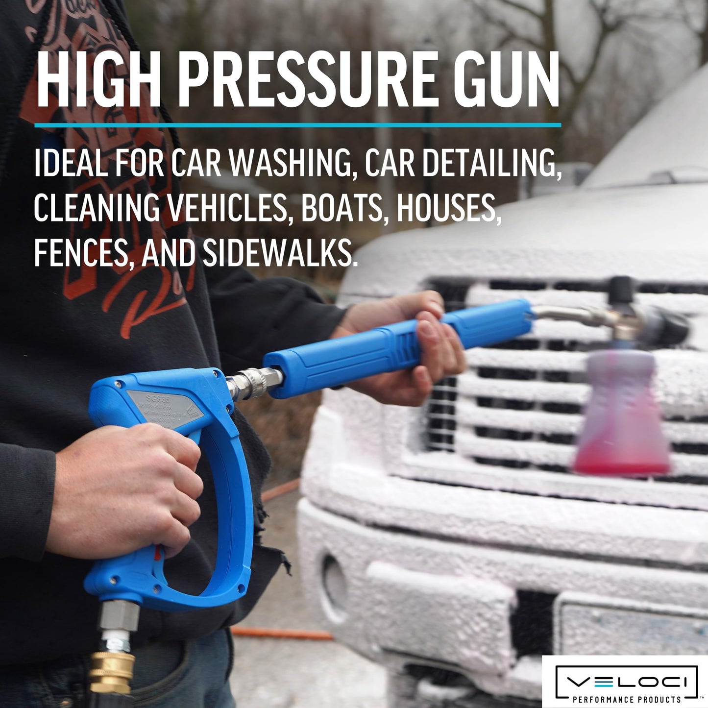 MTM Hydro Acqualine SGS35 Pressure Washer Gun with Stainless Steel Quick Connect Fittings and Live Swivel, High Pressure 5000 PSI Commercial Grade