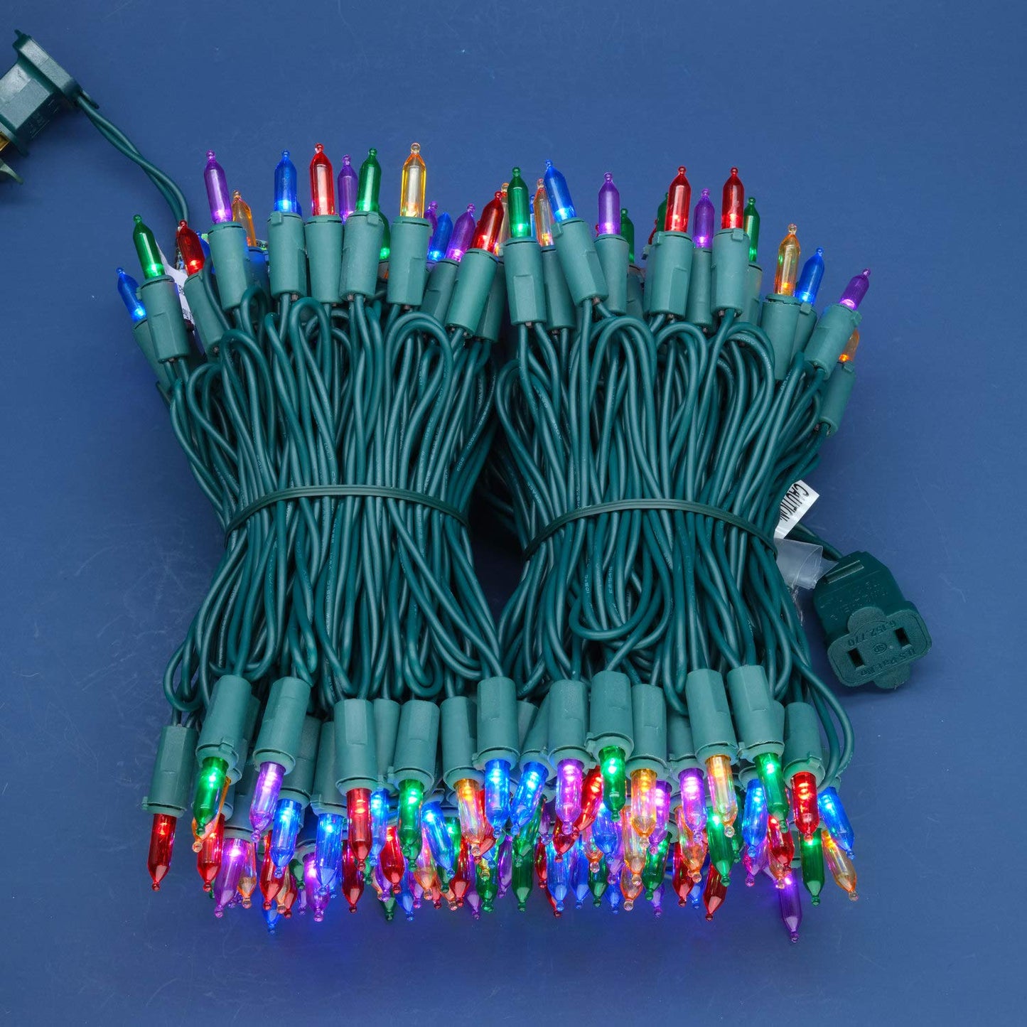 SWEET SHINE 200 Count Multicolor LED Christmas Lights, 66 ft Green Wire UL Certified Commercial Grade Holiday String Light Set (Multicolor)
