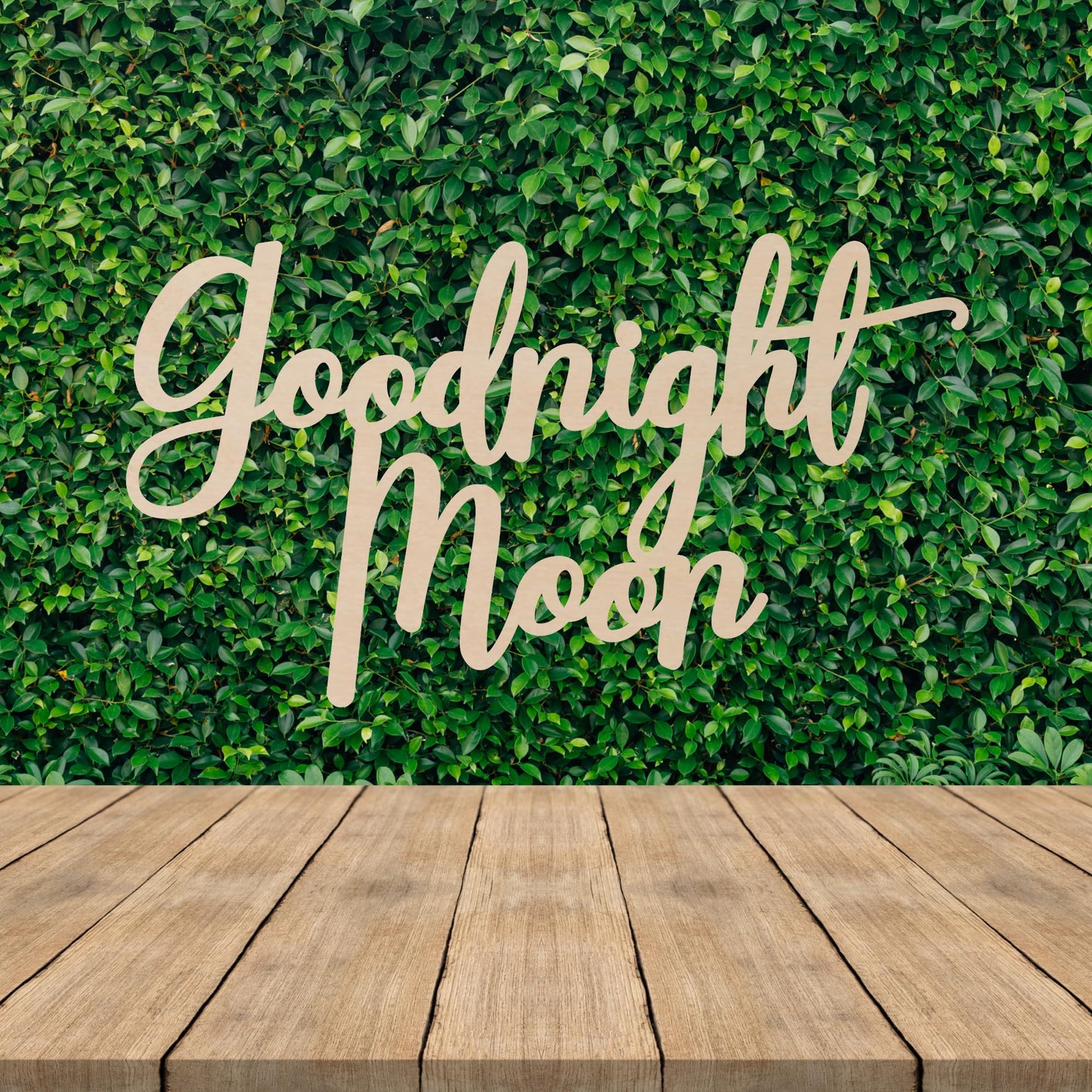 Stacked Personalized Wood Sign, Laser Cut. Select Favorite Font and Width Size, 2 lines per sign. Live Preview.