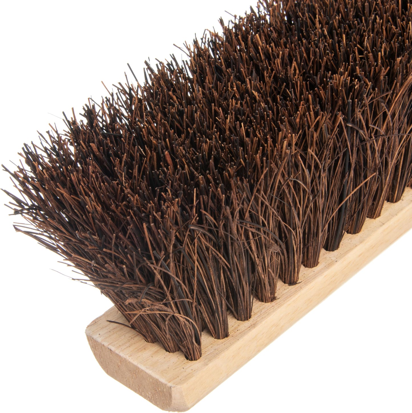SPARTA Flo-Pac Garage Sweep with Palmyra Bristles, Heavy Duty Broom Head for Indoor and Outdoor Use on Rough Surfaces, 18" Long, 1 Count, Natural