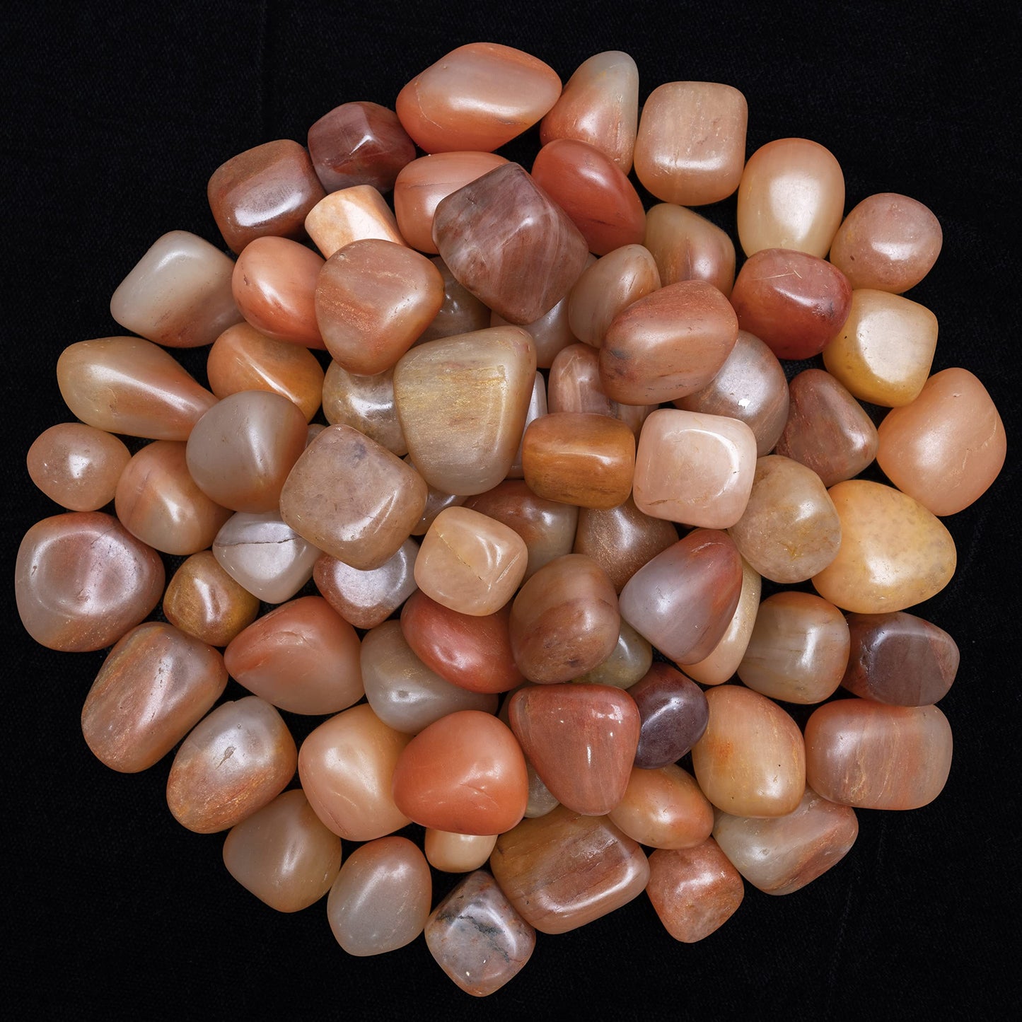 Crocon 1LB Red Aventurine Tumbled Stones and Crystals Bulk 2000+ carats, Polished Stones - Rock Collection - vase Filler tumbles Crystals Healing Reiki - Gemstone Gifts, Fountain tumbles Size 20 mm