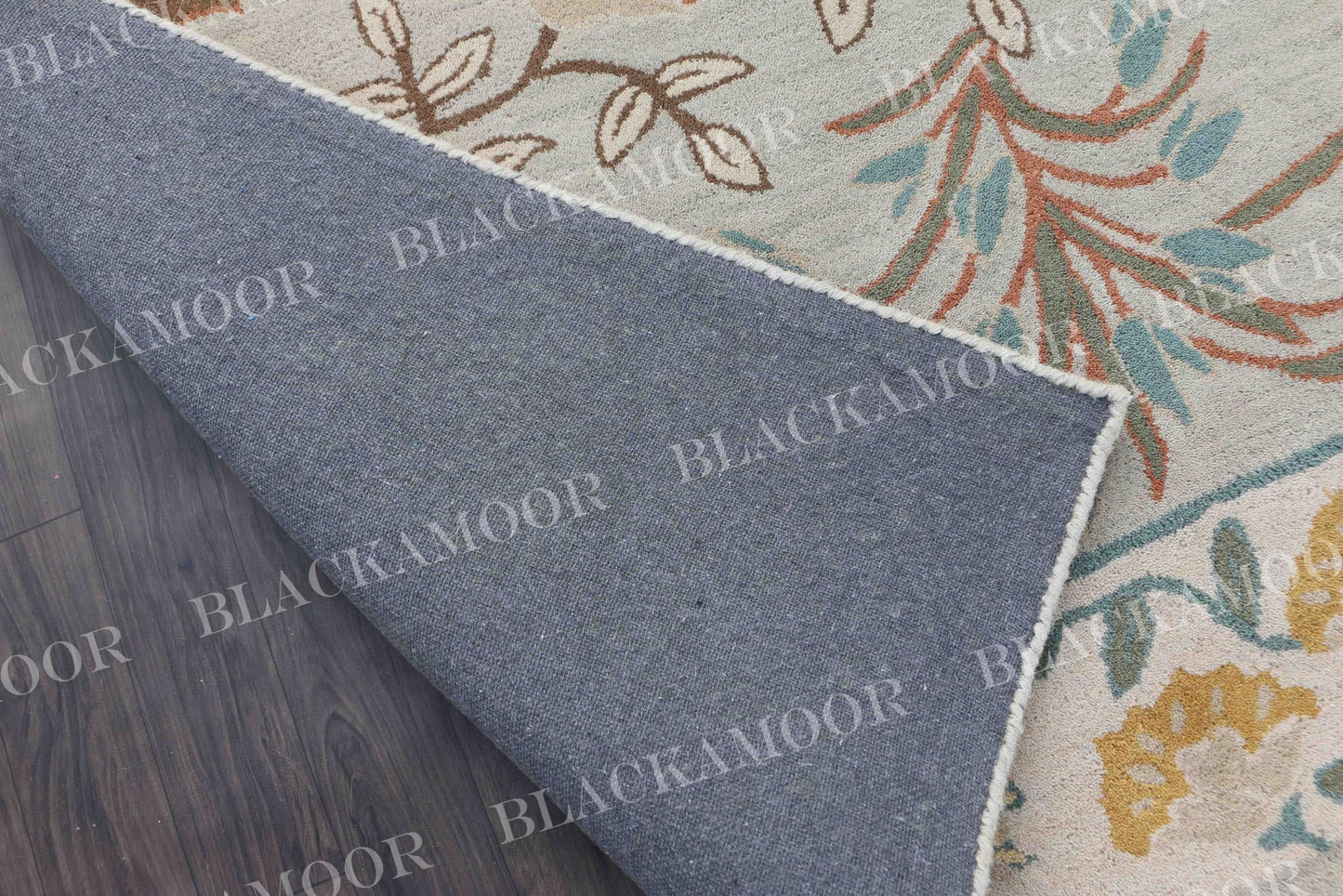 Isabel Handmade Wool Tufted Area Rug | Unique Traditional Adeline Gray Jaipuri Design, Thick & Soft Carpet | Perfect for Living Room, Bedroom Decor (3' X 5')