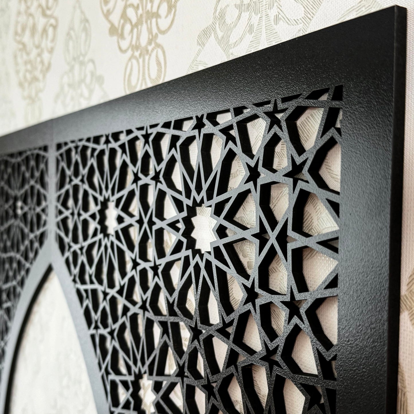 iwa concept Wooden Mihrab Wall Design, Islamic Wall Art, Pray Room Decor, Housewarming Gift for Muslims at Ramadan (XXLarge)