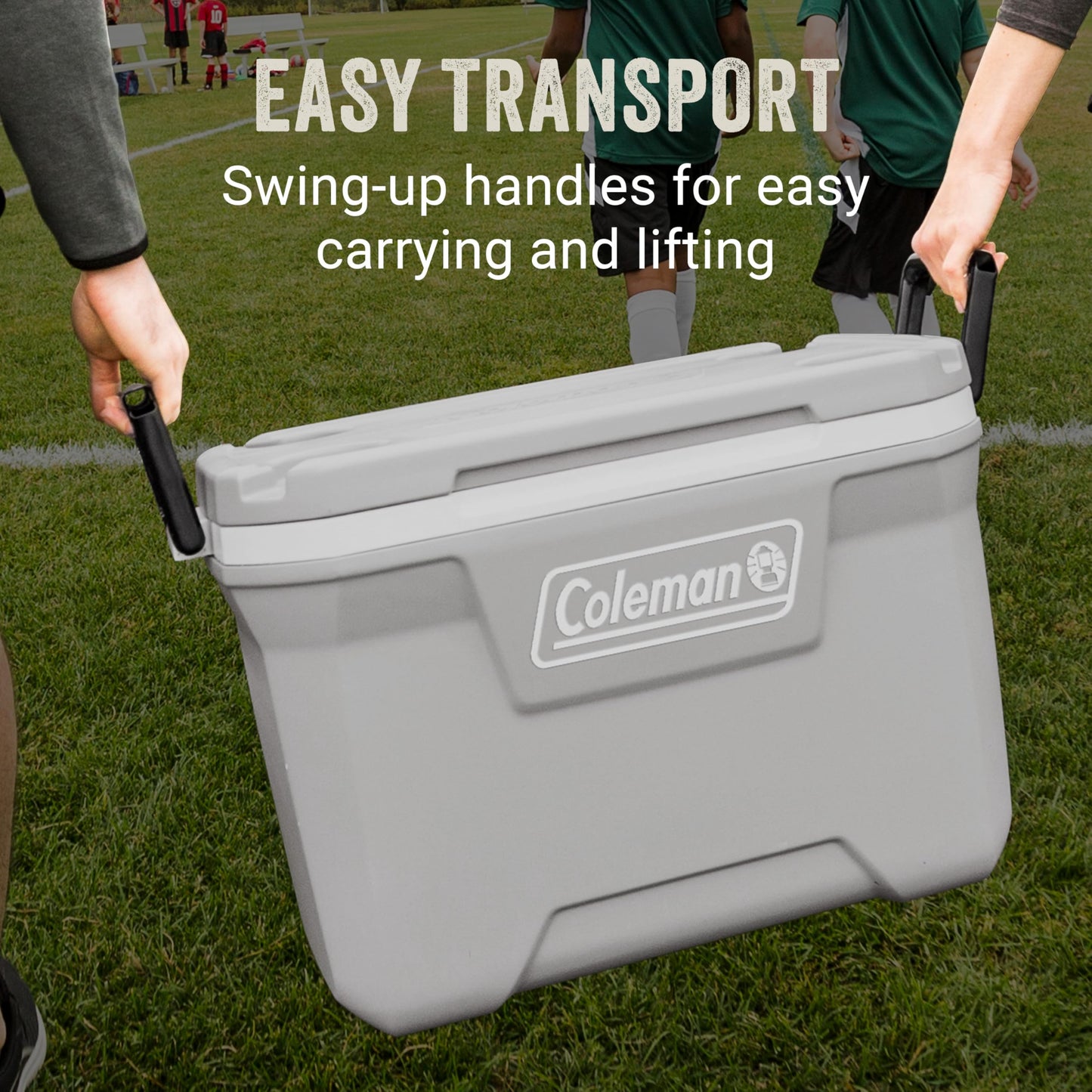 Coleman Classic Series Insulated Portable Cooler, Leak-Resistant Outdoor Hard Cooler Keeps Ice up to 5 Days, 52/70/120/150 Quart
