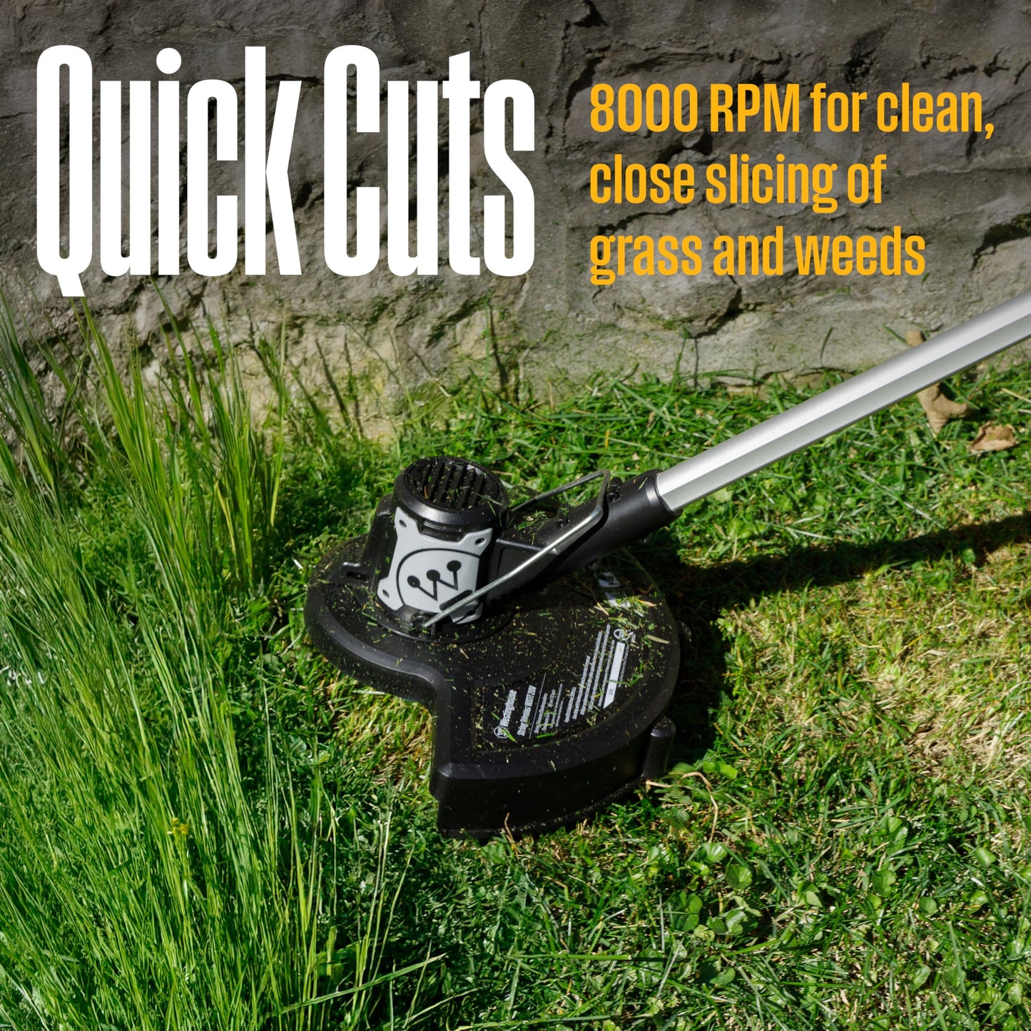 Westinghouse 20V 2-in-1 Cordless String Trimmer and Edger, 12 Inch Cutting Path with 2.0Ah Battery and Charger
