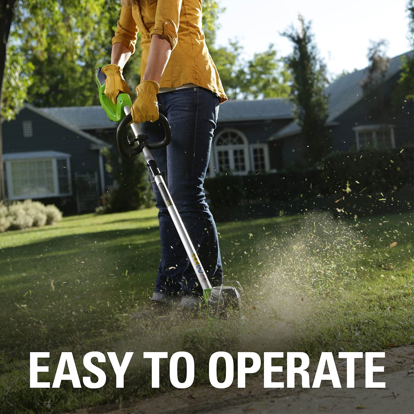 Greenworks 40V 12" Cordless String Trimmer, 0.065" Dual Line with Auto Feed, Variable Speed, Lightweight Weed Eater, 3-Year Warranty