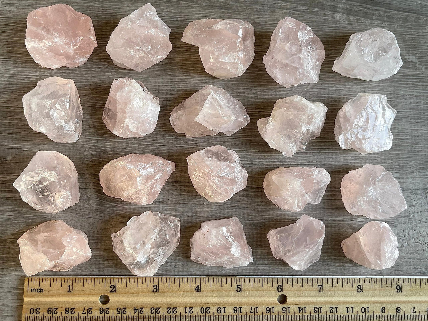 GAF TREASURES Wholesale Raw Rose Quartz Crystals, Natural Rose Quartz Stone, Natural Rough Rose Quartz Crystals, Rose Quartz Rough, Rose Quartz Healing Crystals (Rose Quartz, 0.5 Pound)