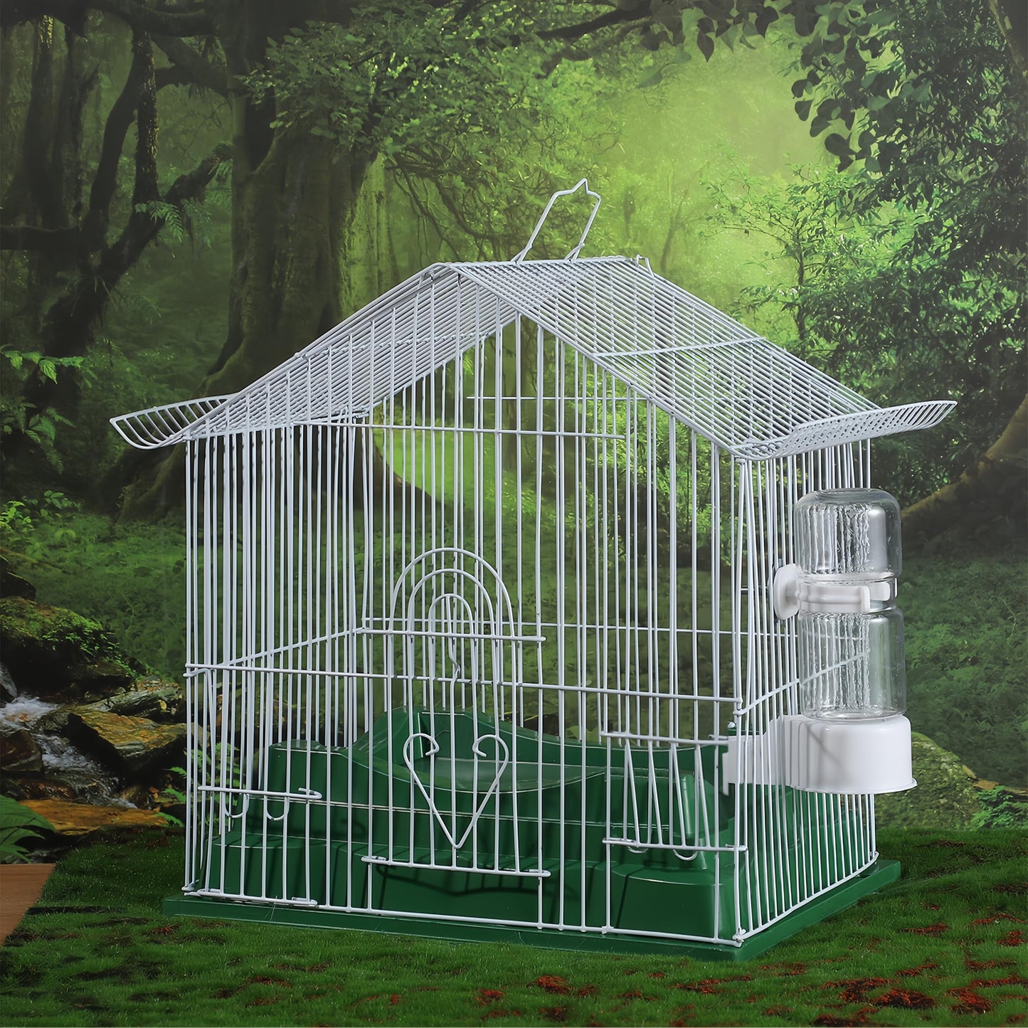 Pet Bird Automatic Water Dispenser,Bird Cage Hanging Drinking Device,Automatic Parrot Water Feeder,Budgies, Birds, Love Birds, Canary Drinking Fountains