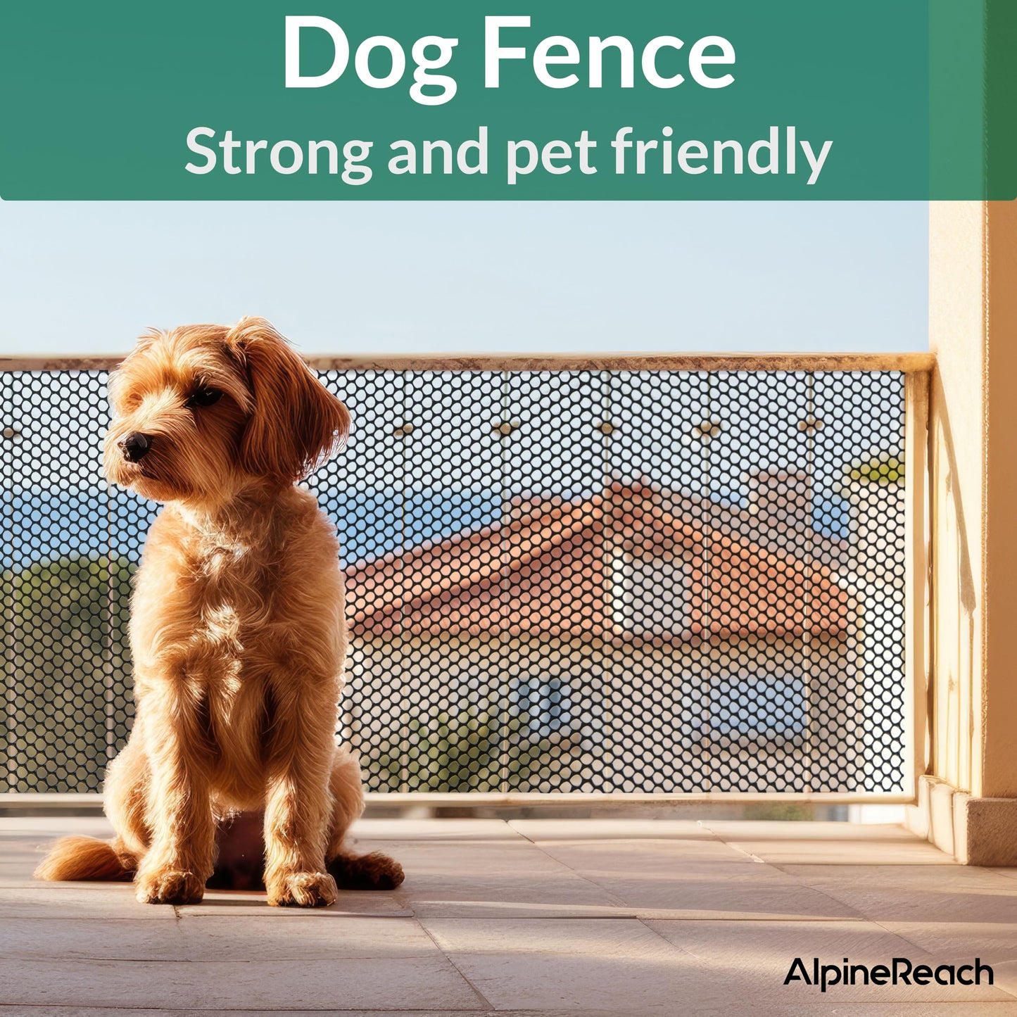 AlpineReach Plastic Wire Mesh 1.3ft x 30ft Fence Roll with Zip Ties - Ideal for Poultry, Dogs, Rabbit Barrier & Gardening, Durable Chicken Mesh, Versatile Rigid Fencing & Netting, Black (15.7" x 360")