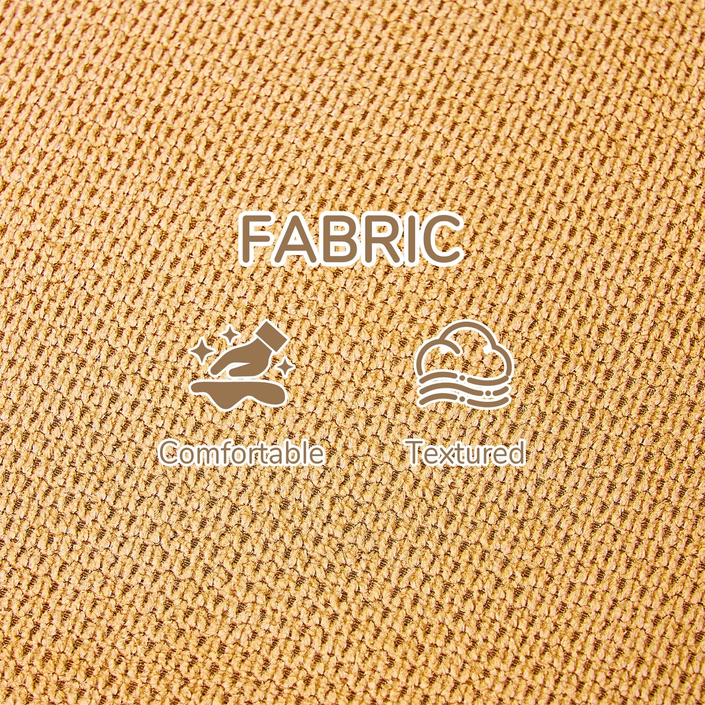 Peace nest Modern Accent Chair,Comfy Living Room Suspended Chair with Mental Frame,Bedroom Armchair with Soft Upholstered Cushion for Balcony Lounge Reading Meeting Room,Yellow