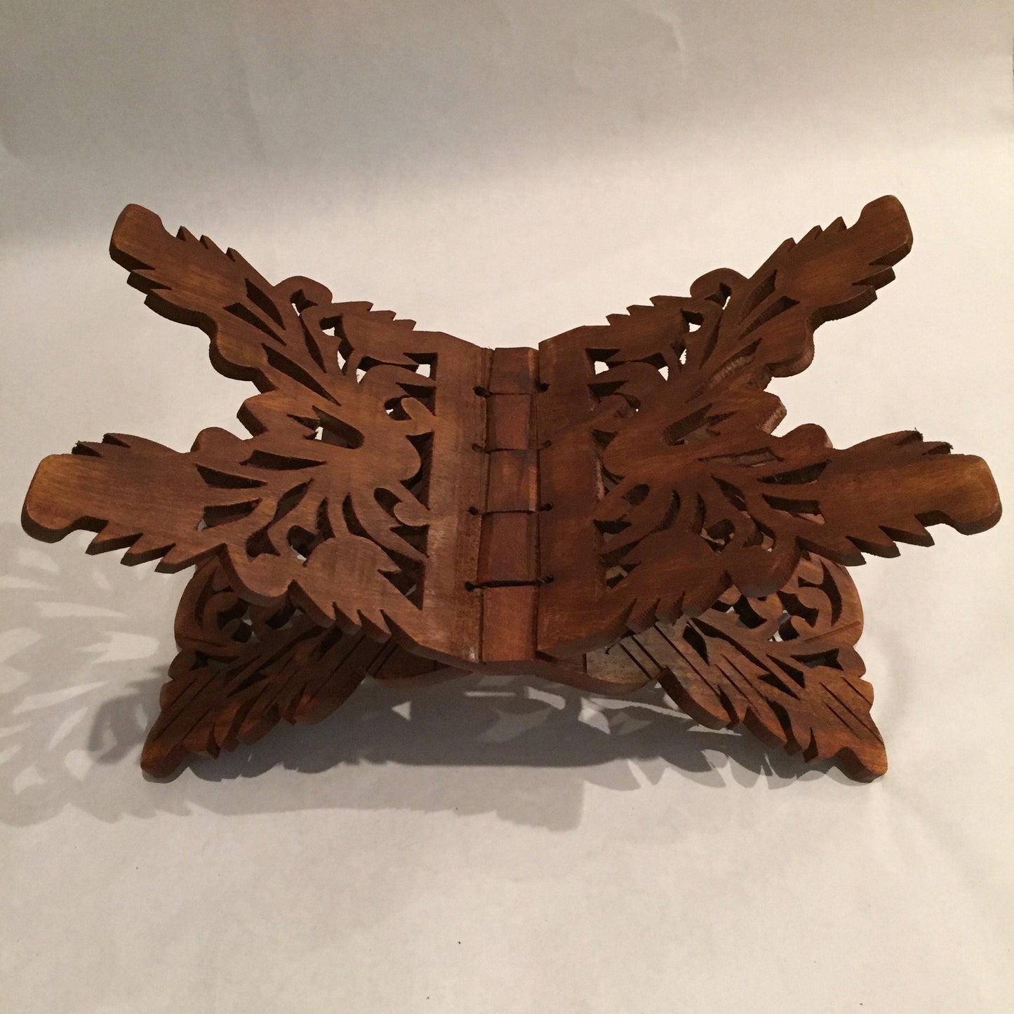 Prayer Book Holder Stand Unique Holidays Gift Rihal Rehal Rail Wooden Carved Gift 15.5"x7"