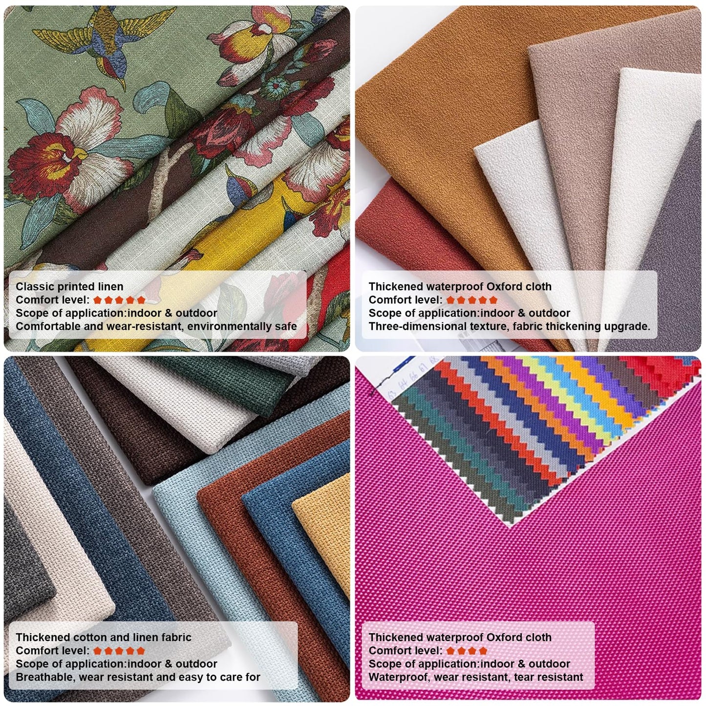 RDMTZD Custom Bench Cushions, Furniture Cushion, Indoor/Outdoor Non-Slip Tufted Swing seat Cushions, Piano Bench/Sofa Cushions, Indoor/Outdoor Patio
