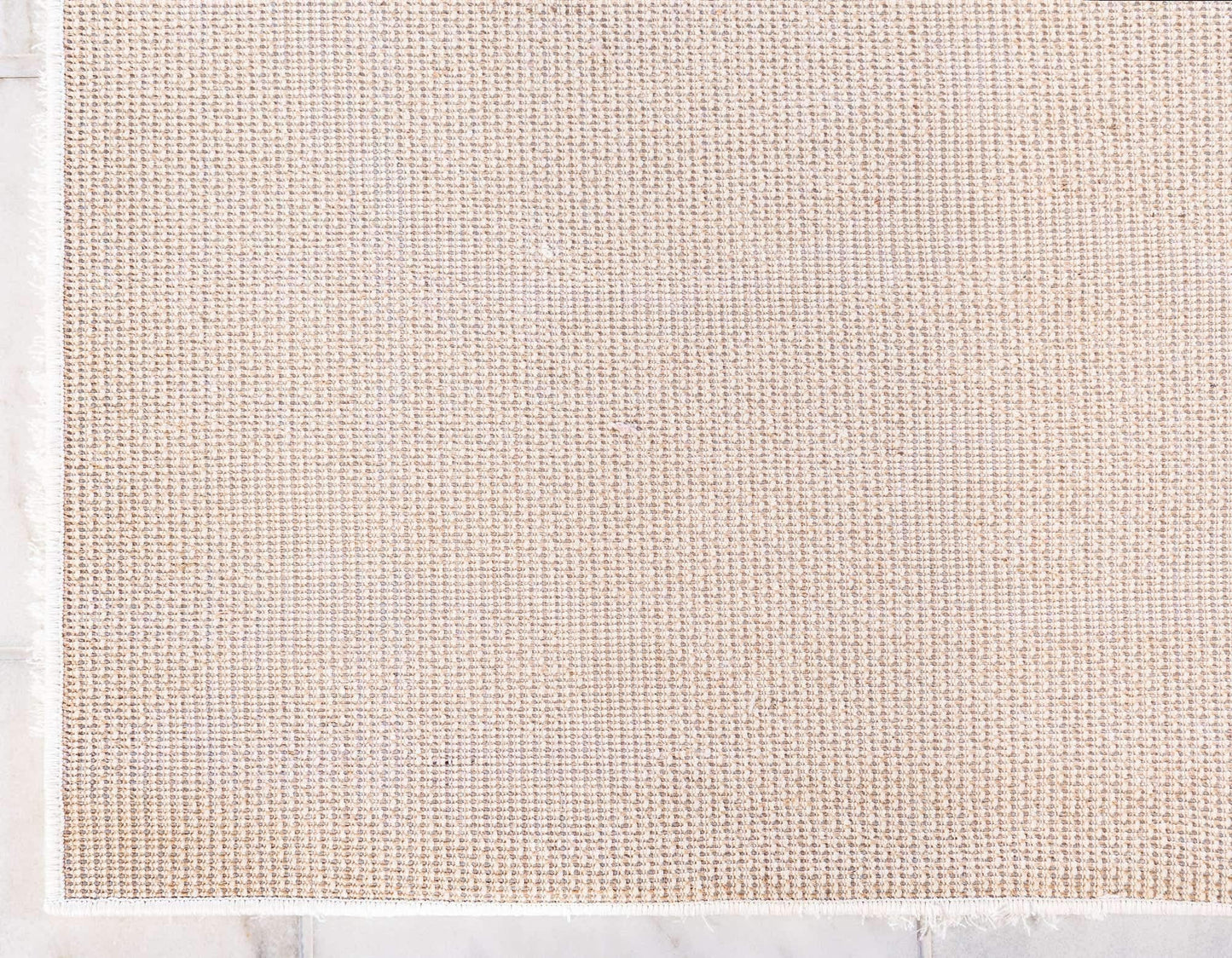 Unique Loom Floral Shag Collection Area Rug-Carved, 8 ft x 10 ft, Ivory